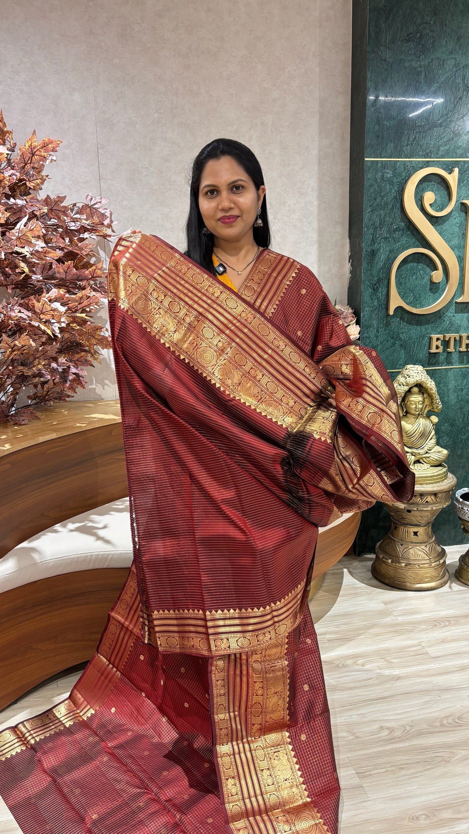 Vintage handloom Kanchi pattu