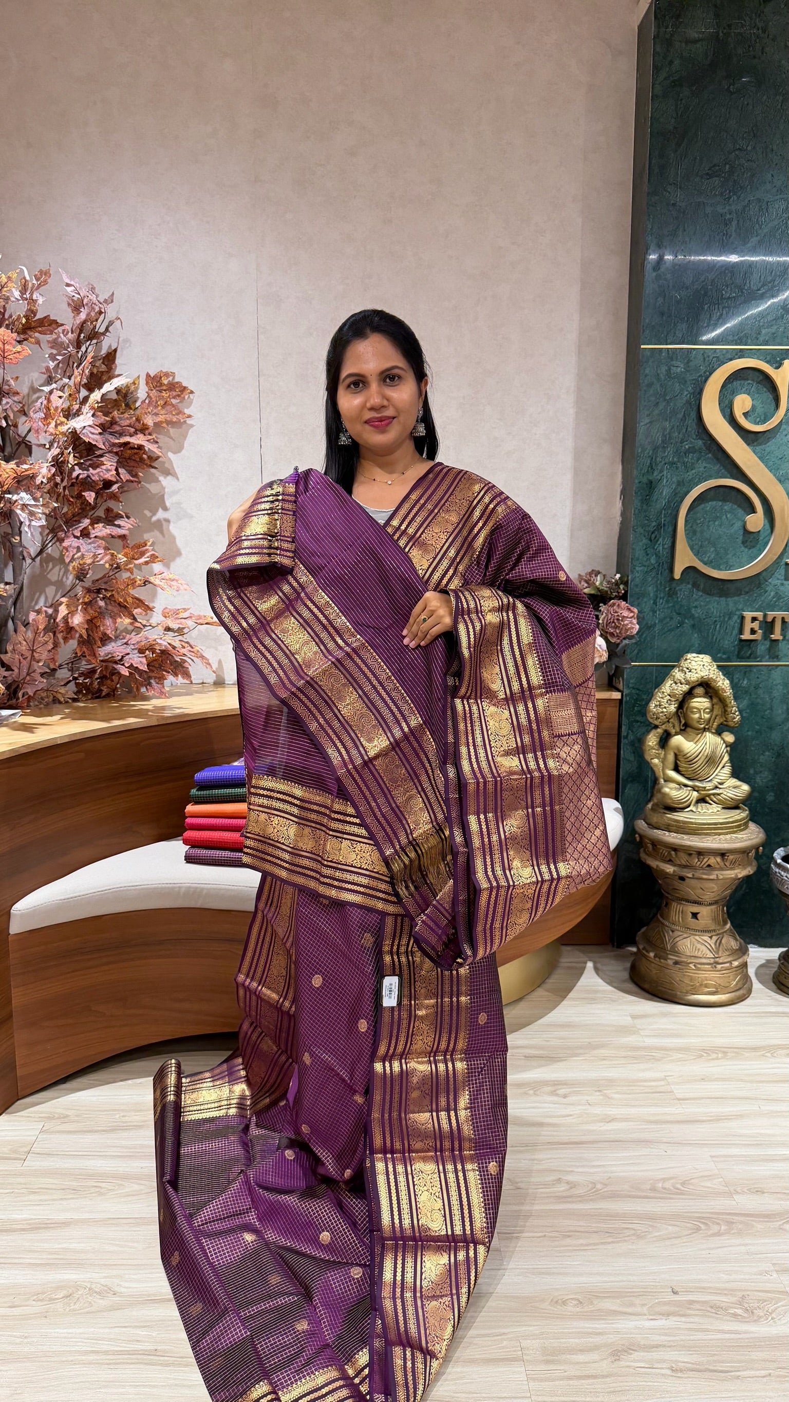 Light weight vintage kanchi
