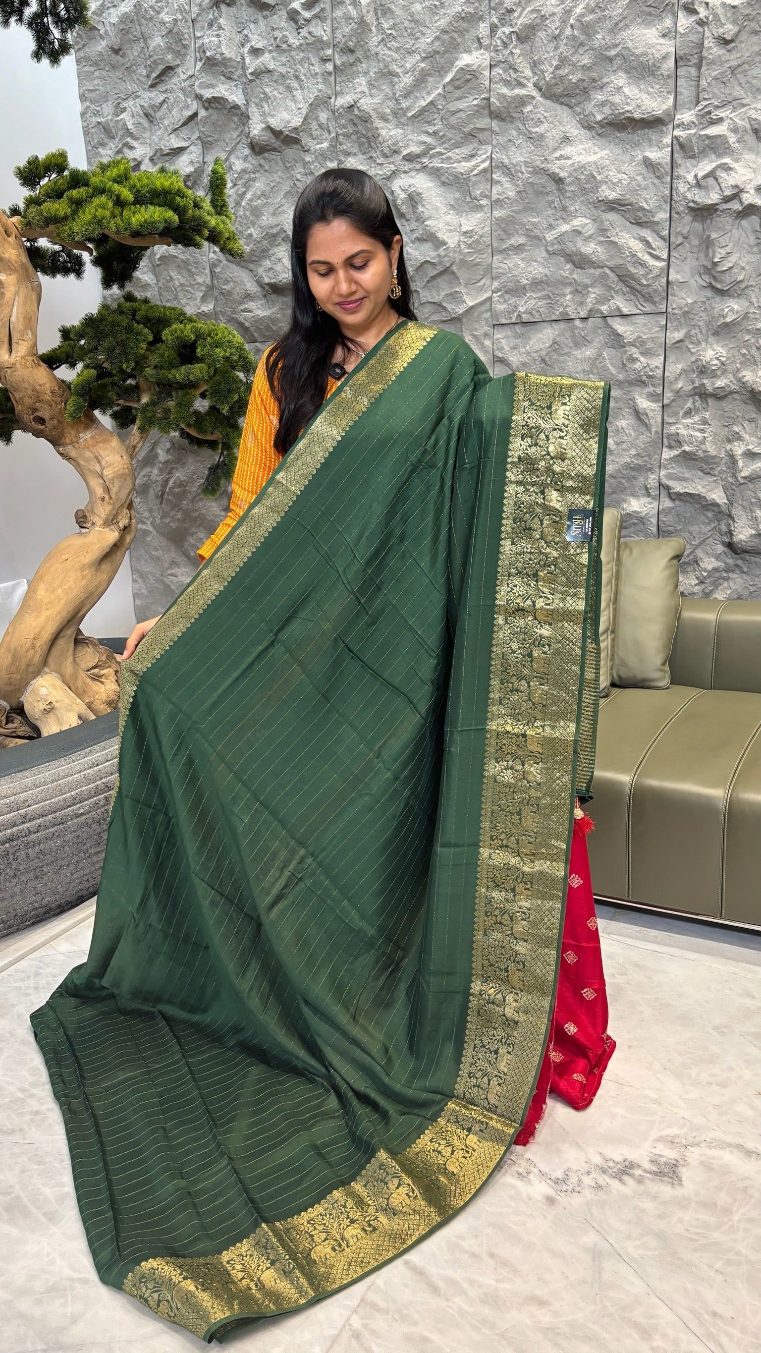 Dola silk green