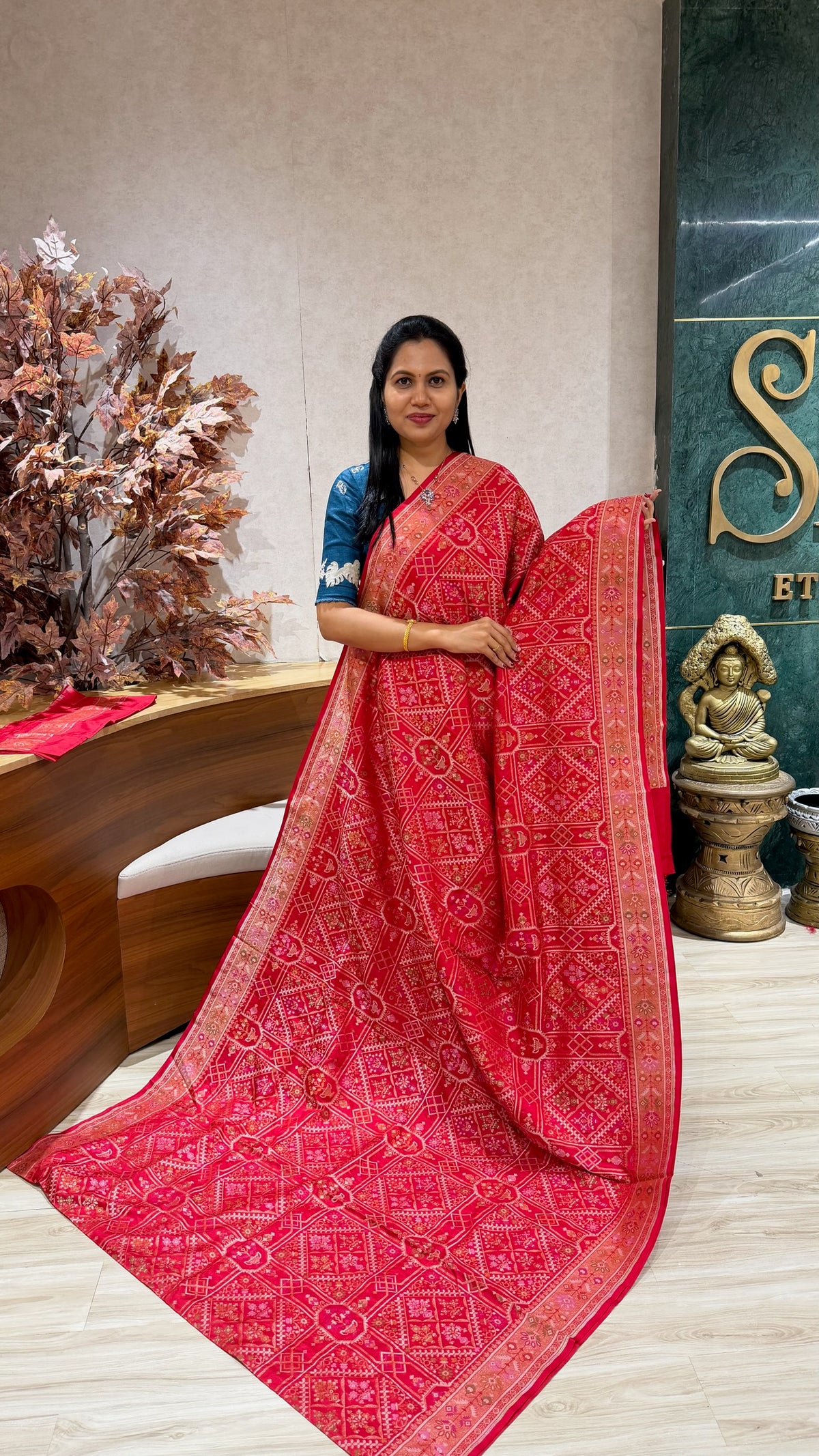 Handloom katan jhamdhani