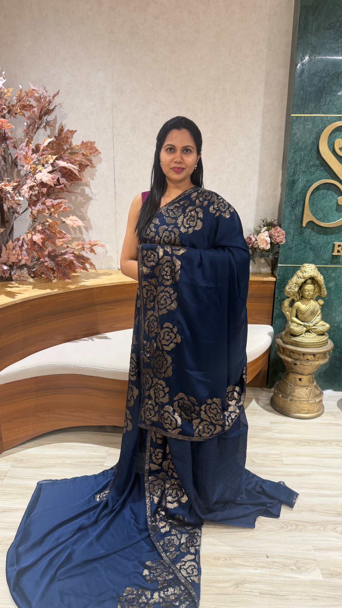 Designer cocktails navy blue