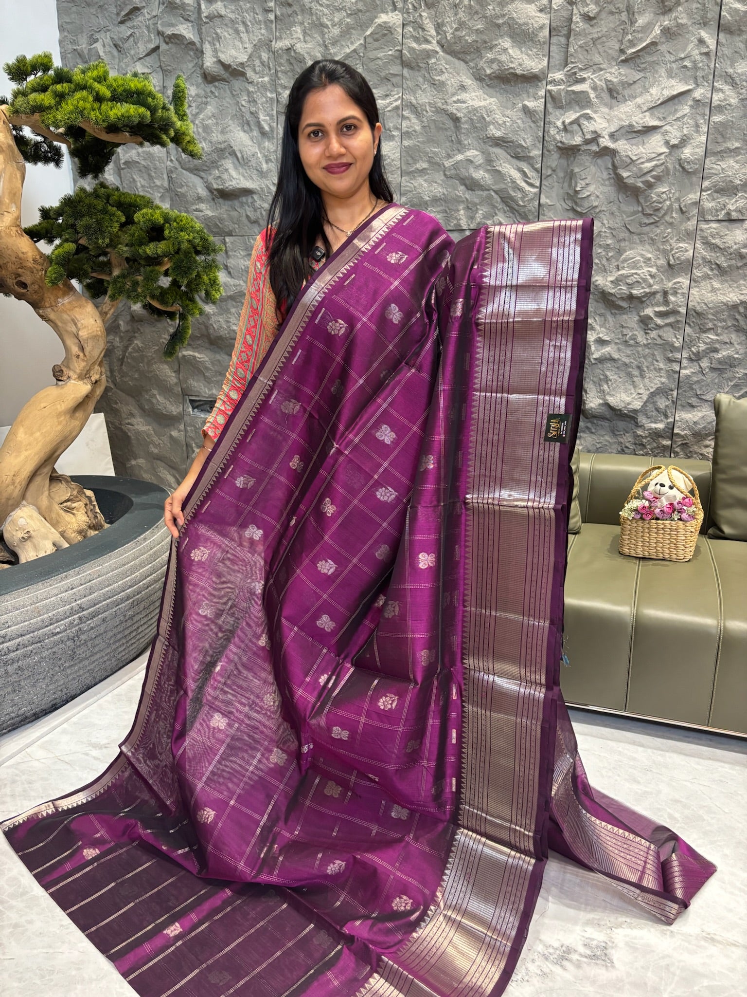 Pure handloom mangalgiri pattu