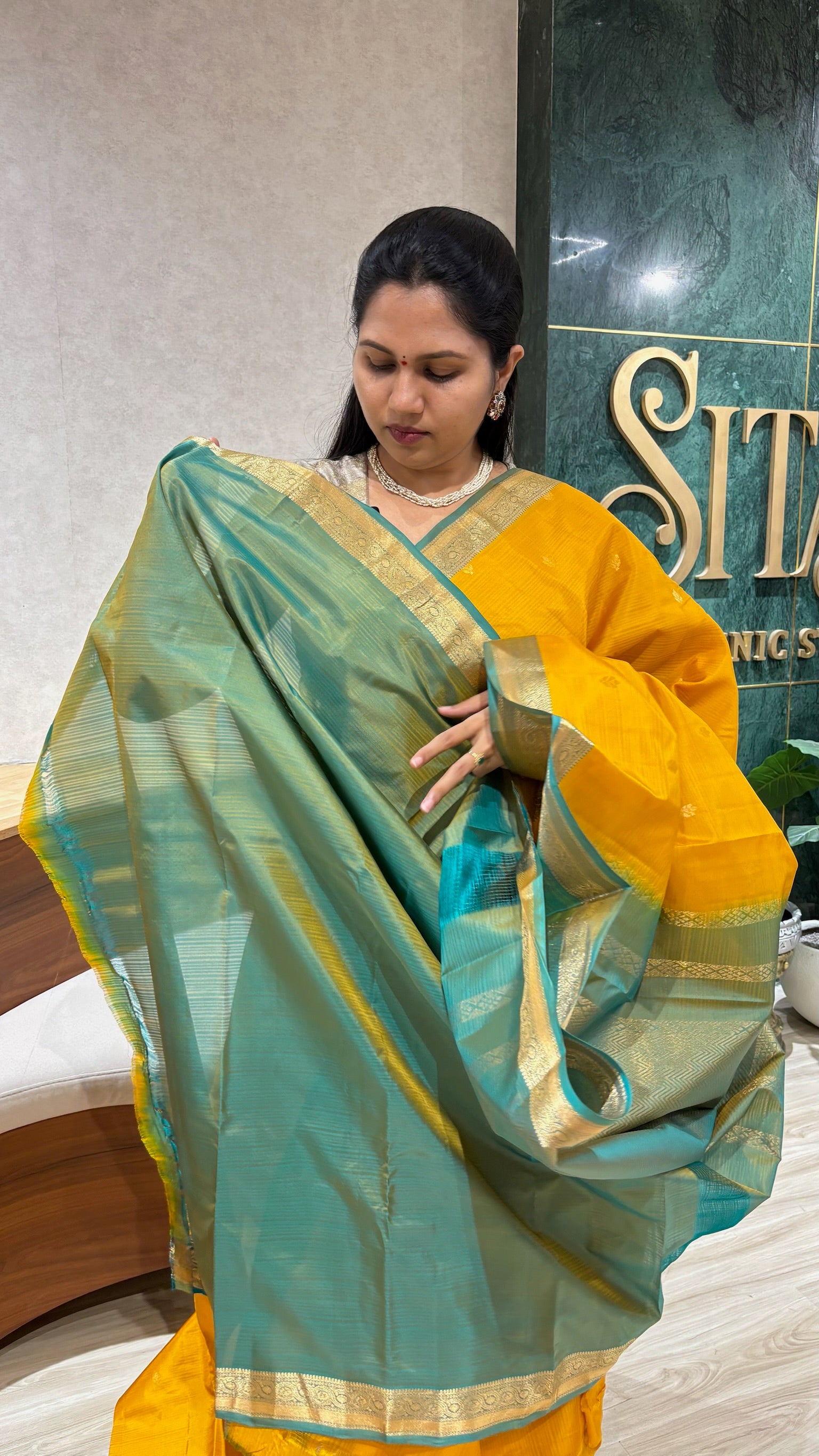 Small border kanchi pattu