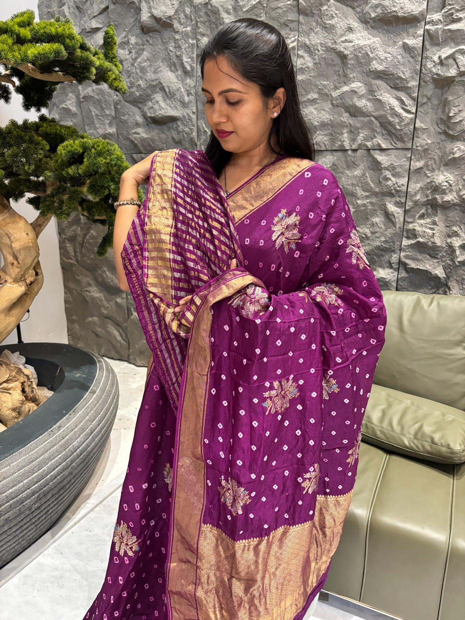 Bhandini purple