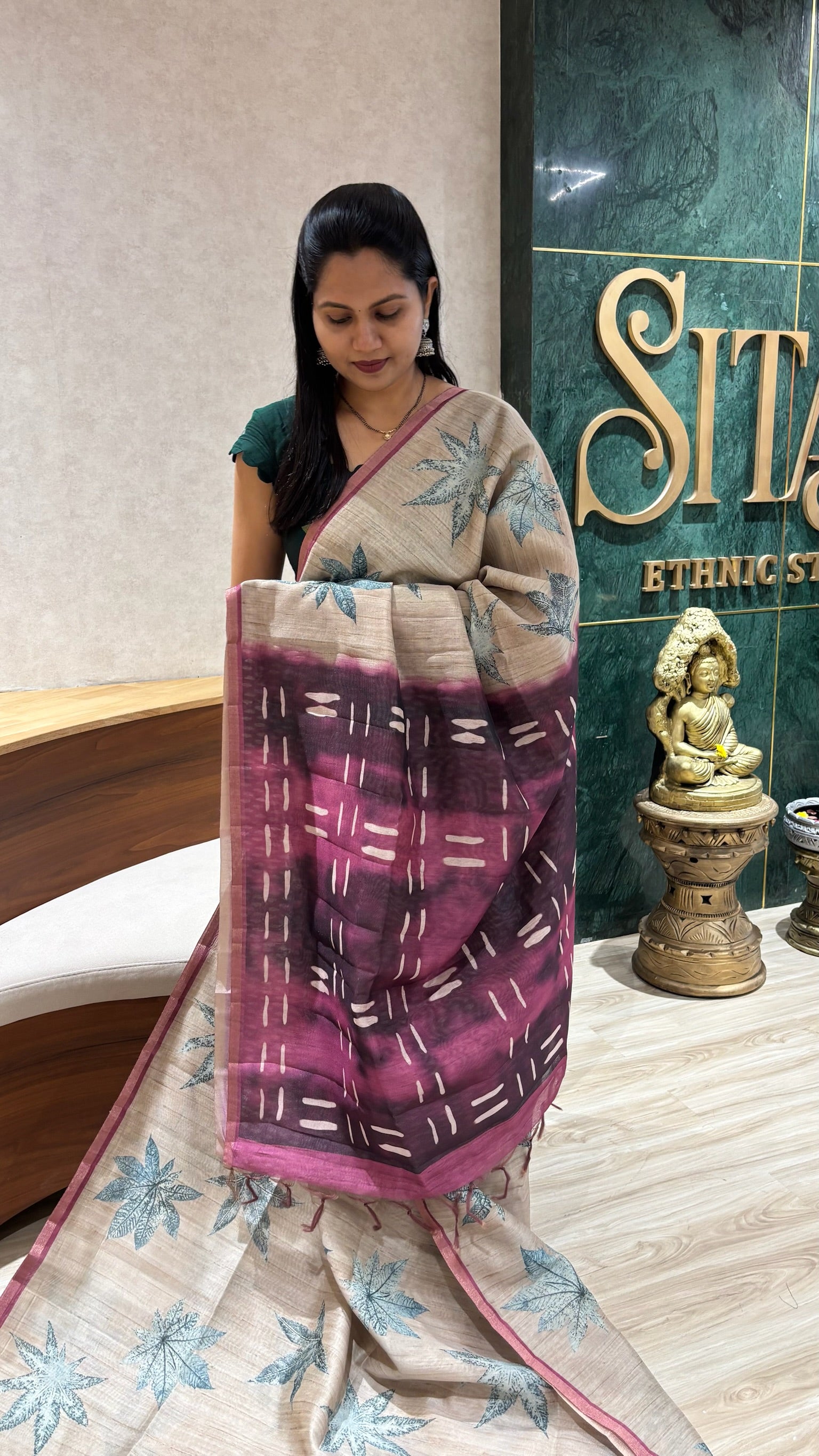 Tussar prints