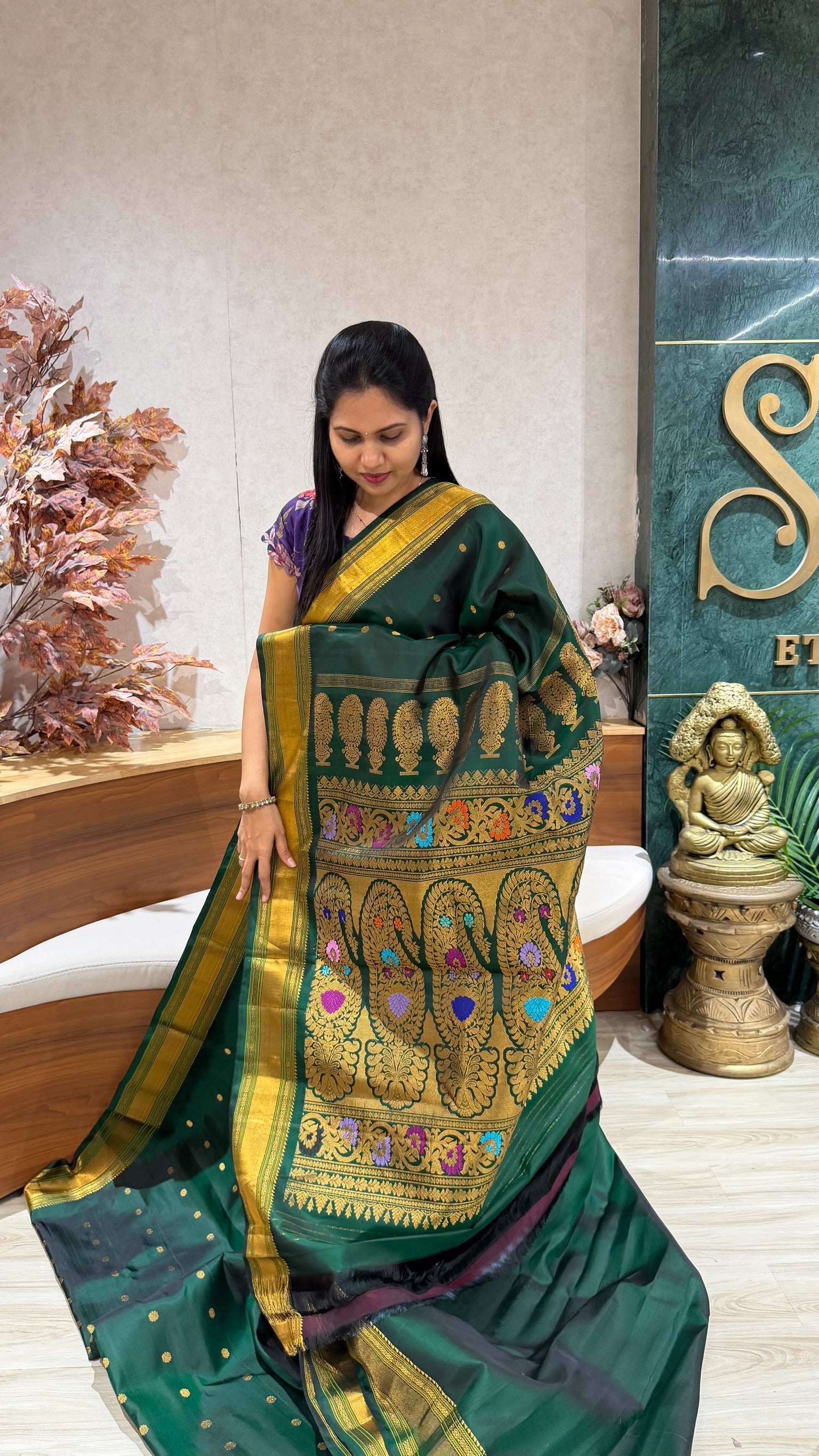 Handloom Gadwal pattu