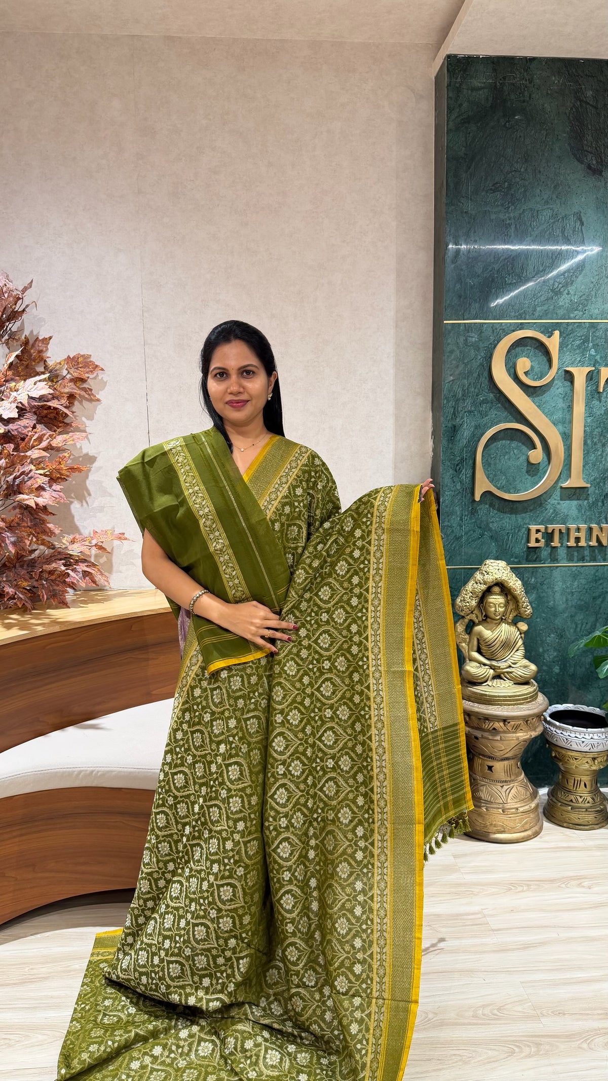 Handloom cotton jhamdani