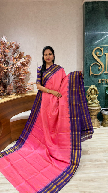 Handloom gadwal pattu
