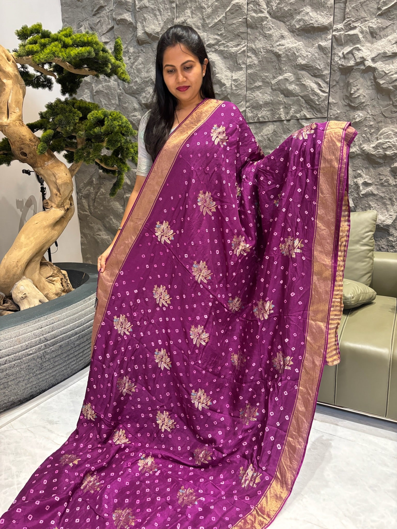 Bhandini purple