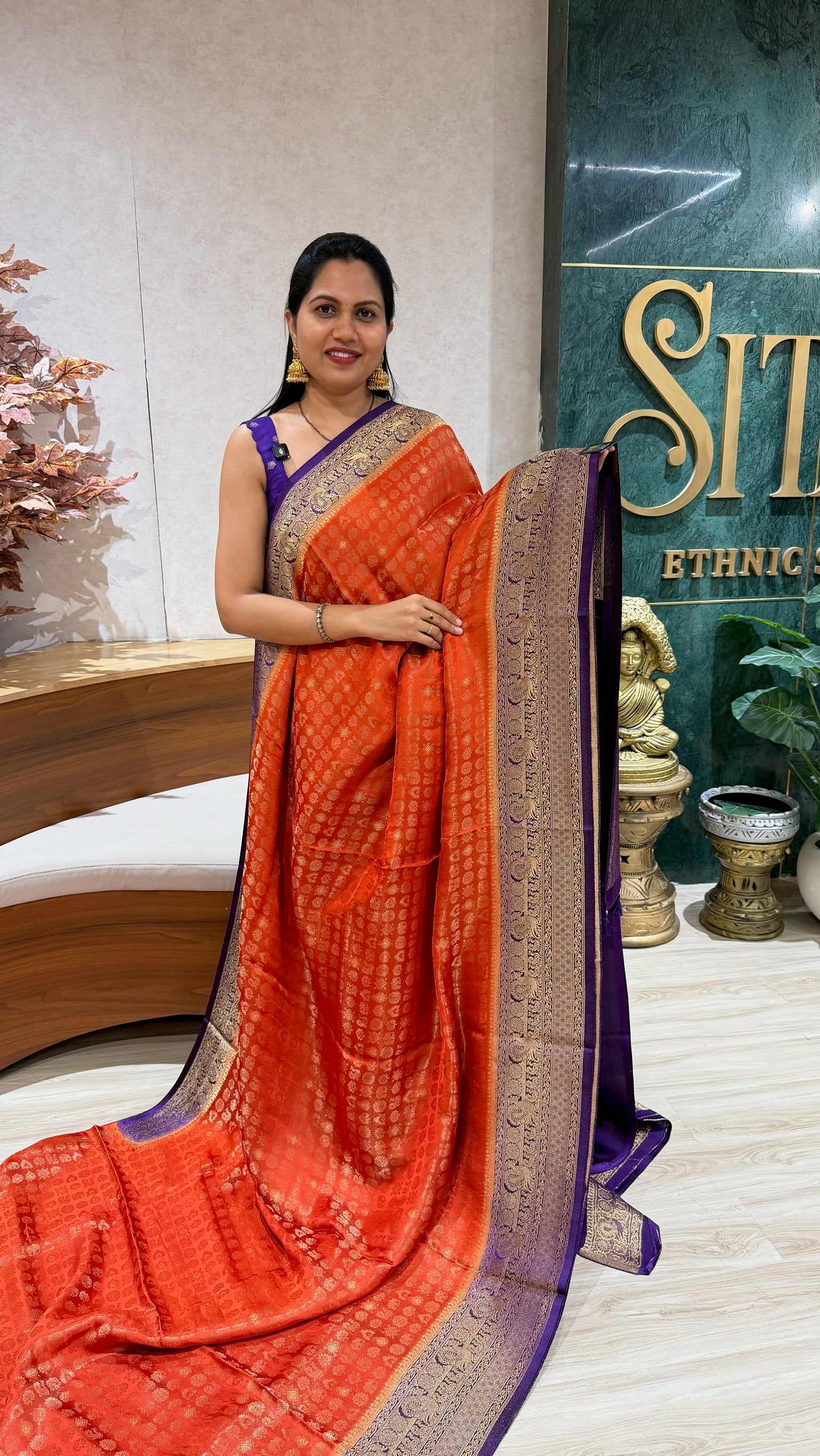 Kanchi crepe weaving
