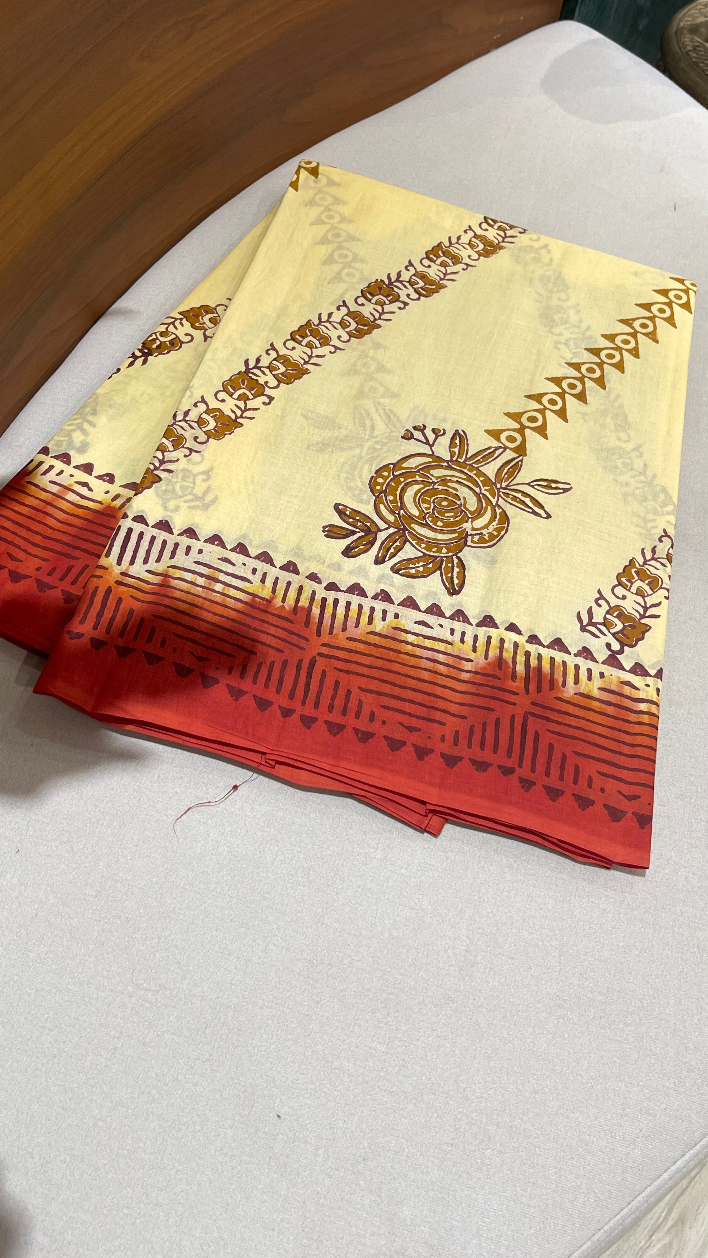 Summer cotton saree