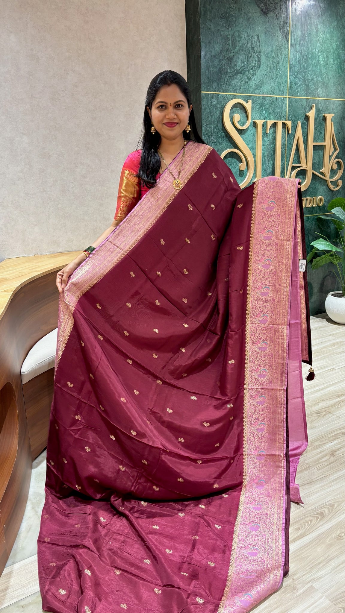 Tussar georgette