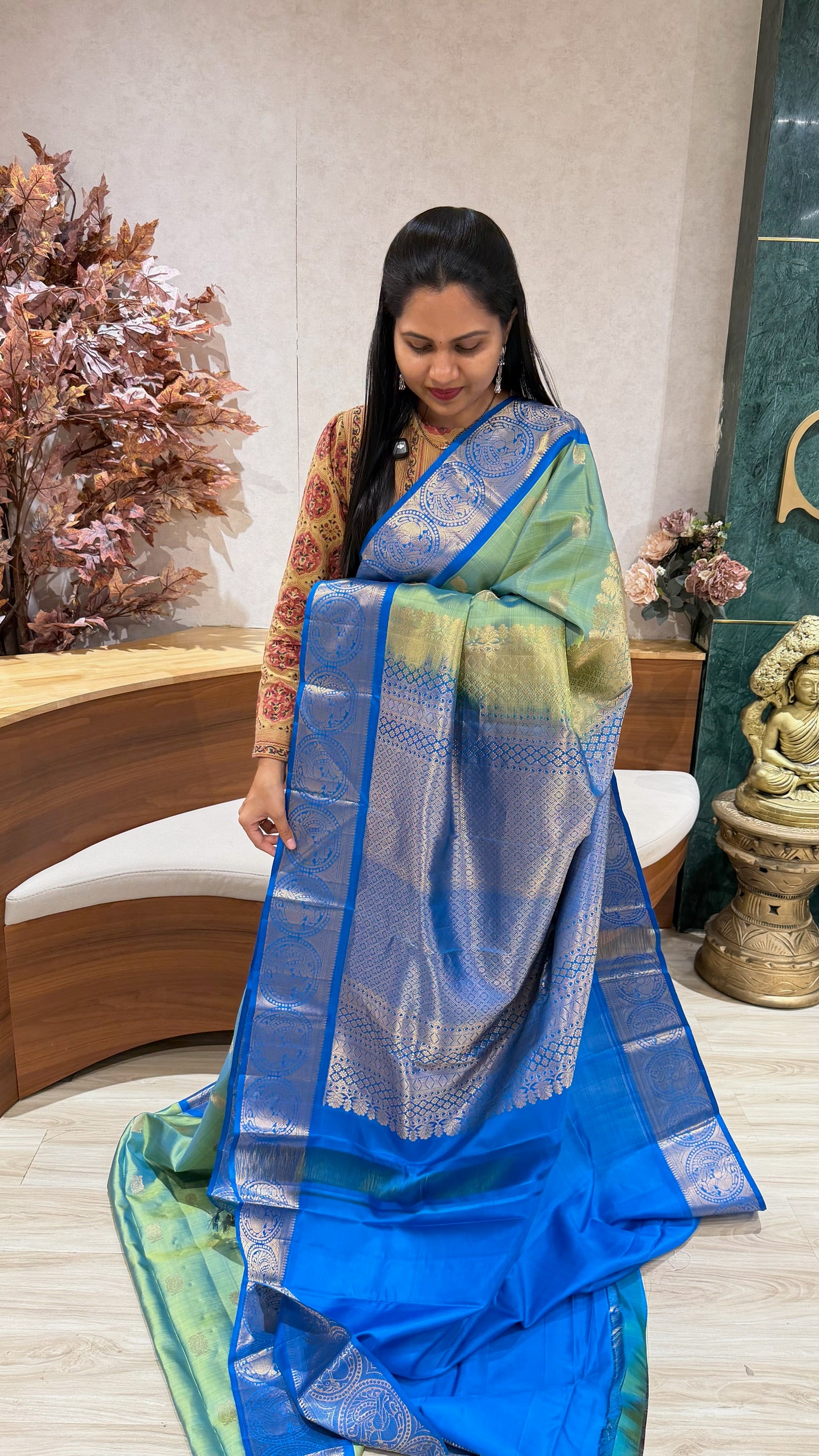 Light weight handloom Kanchi pattu