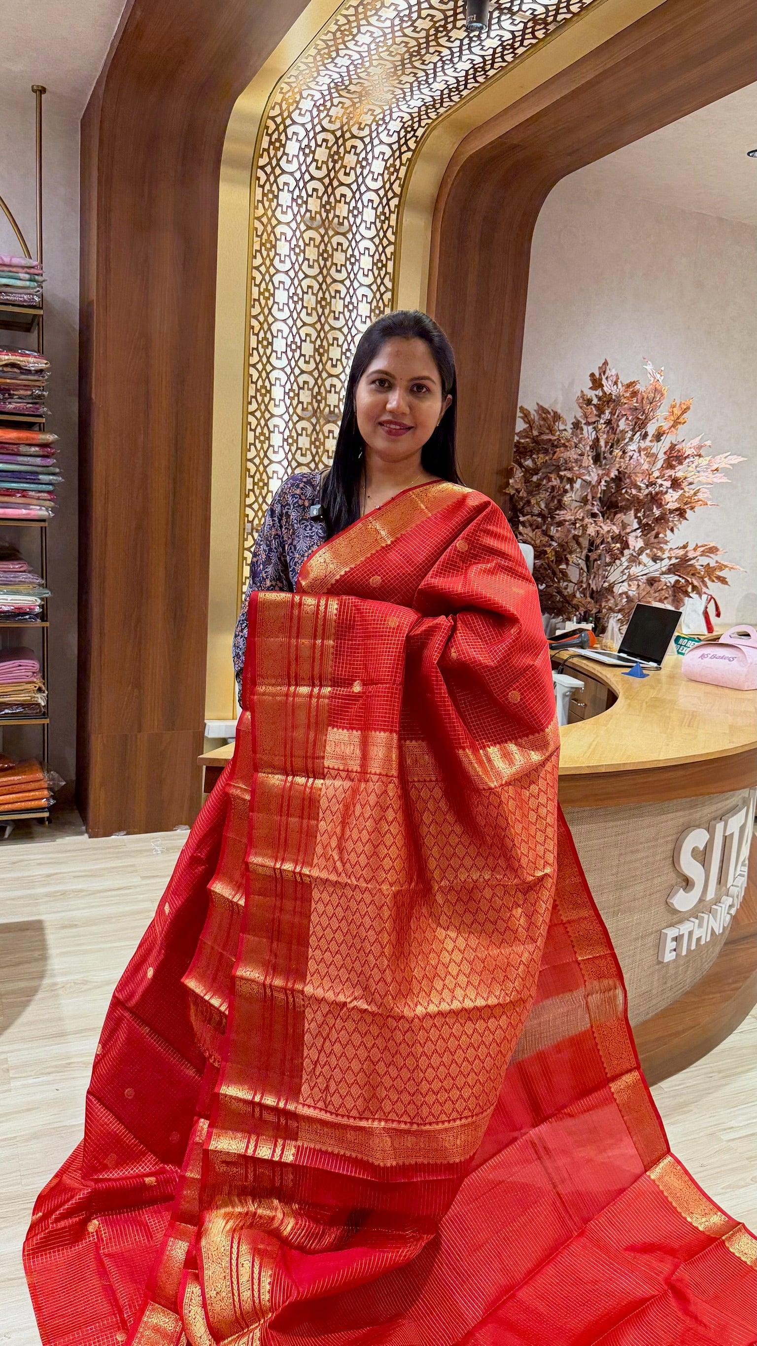 Light weight vintage kanchi