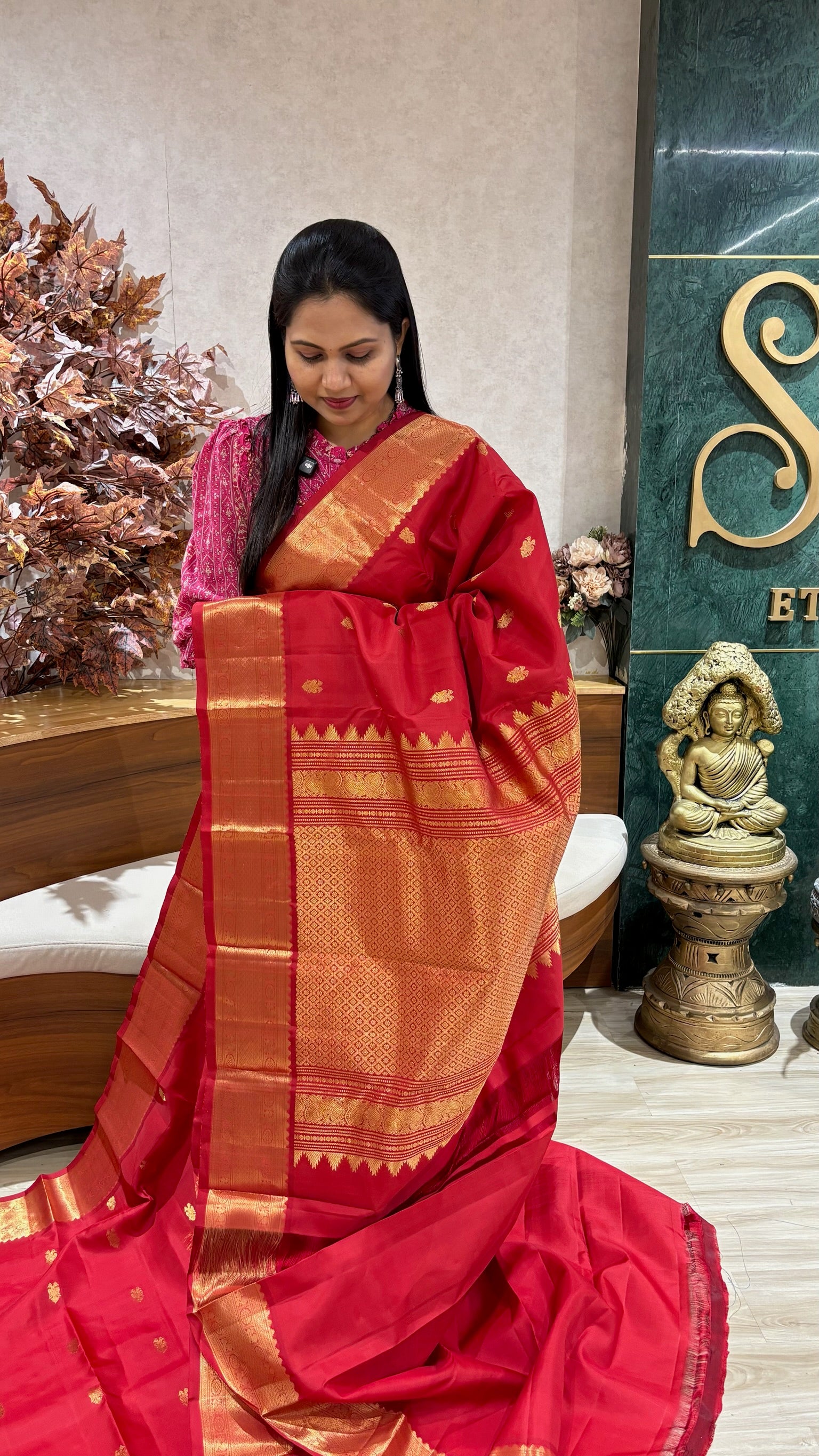Lightweight Handloom Kanchi pattu