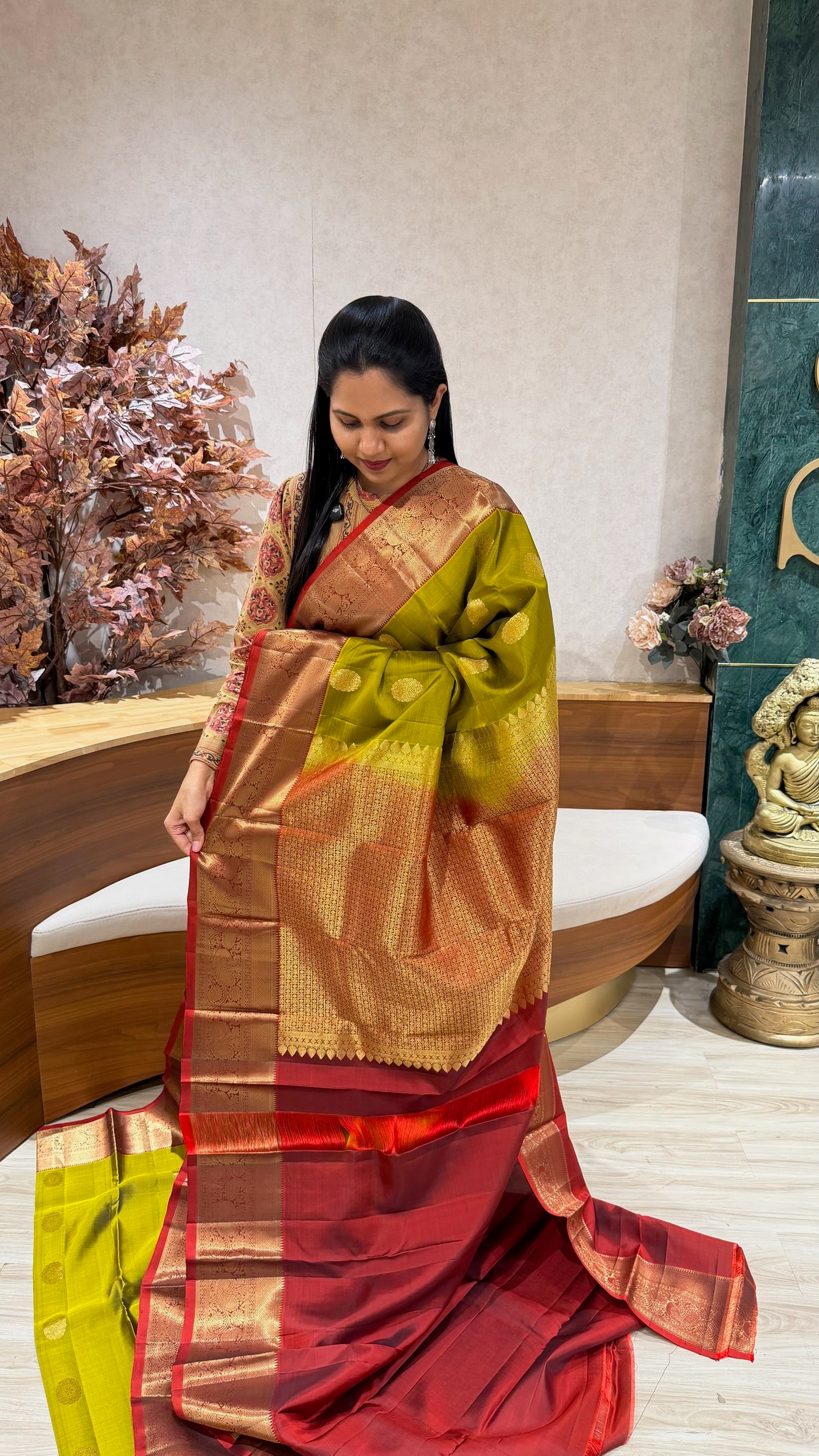 Light weight handloom Kanchi pattu