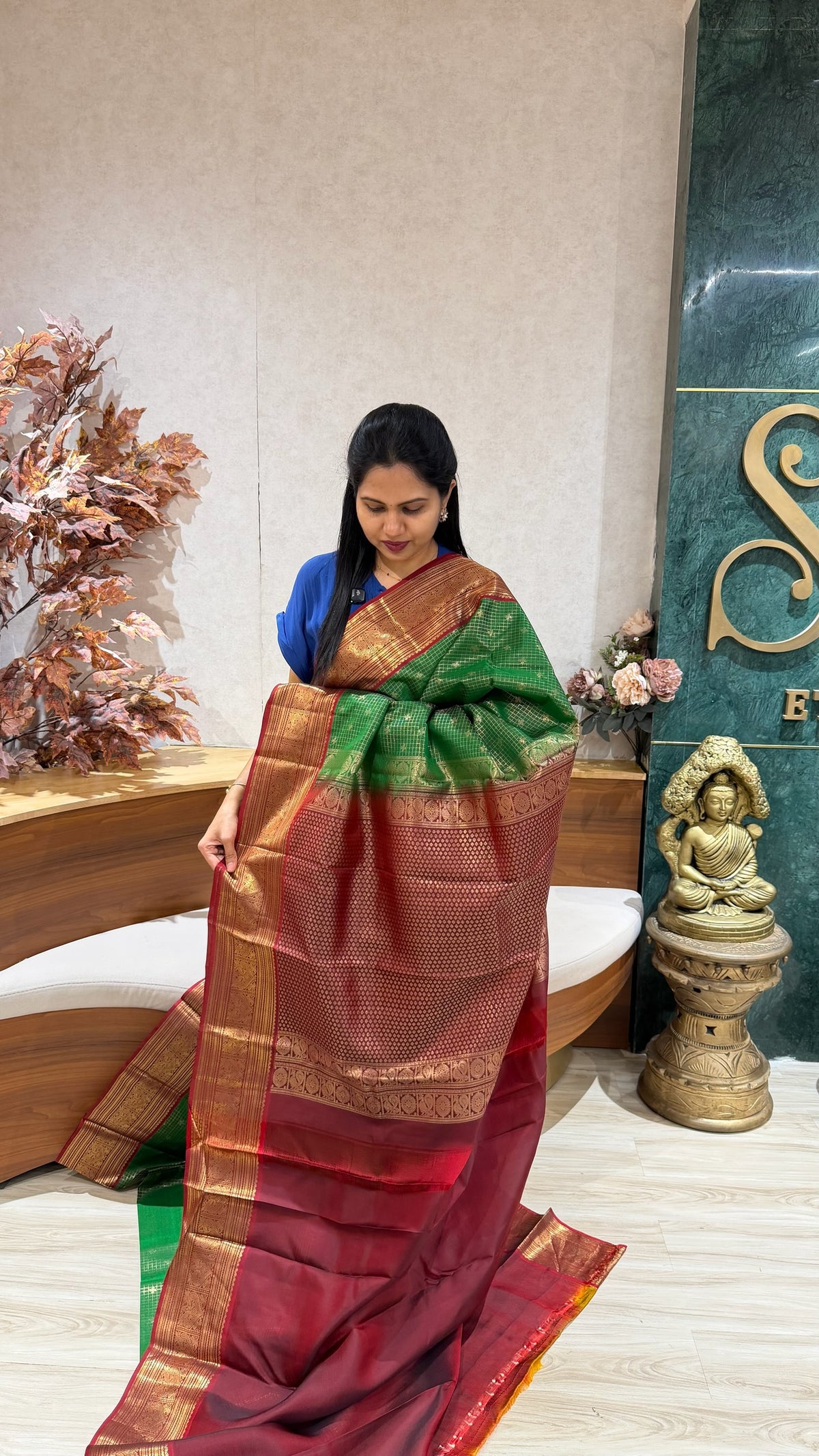 Light weight kanchi pattu