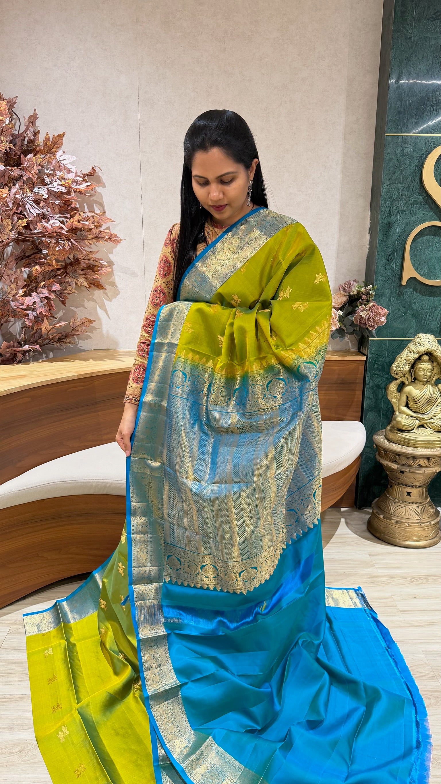 Light weight handloom Kanchi pattu