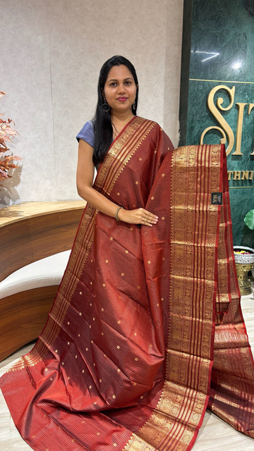 Handloom vintage kanchi brick