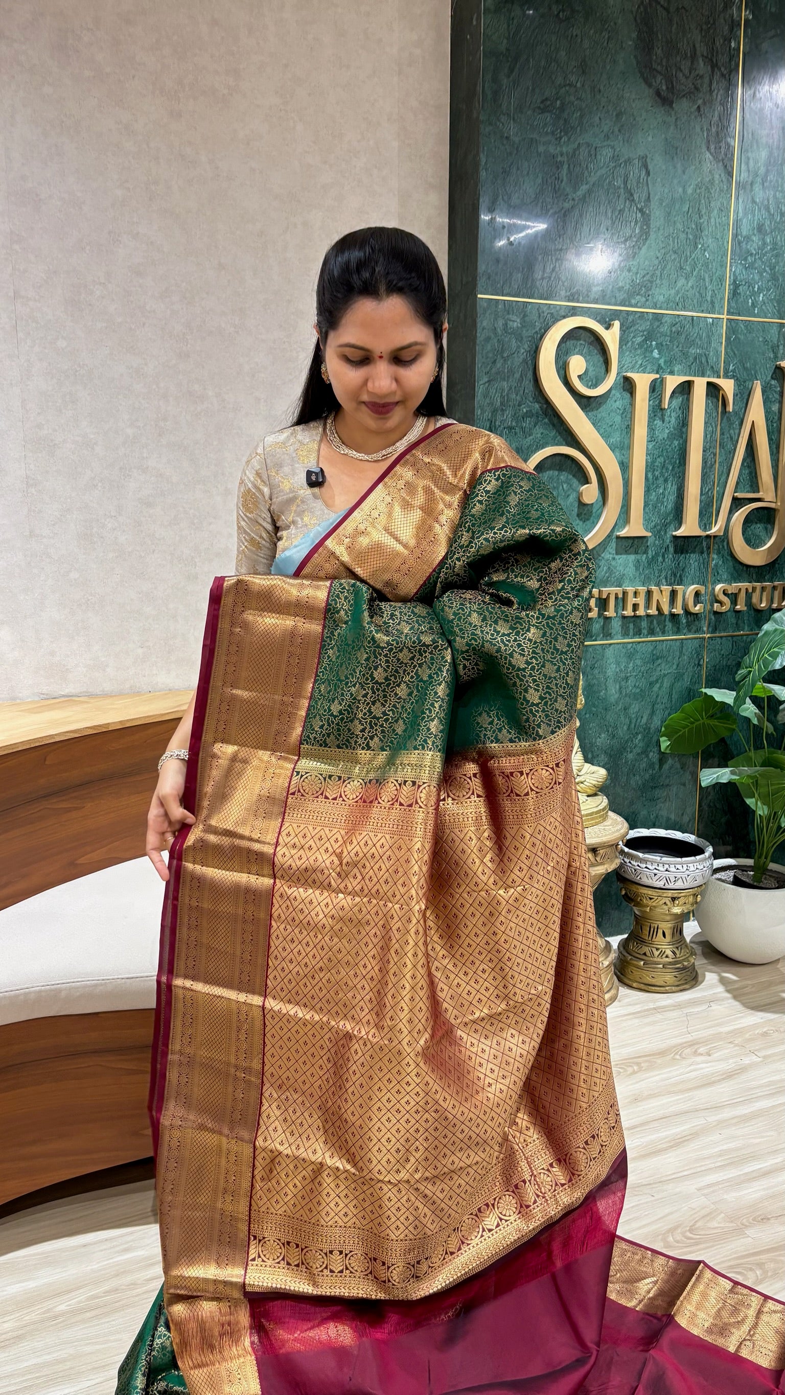 Kanchi pattu all over