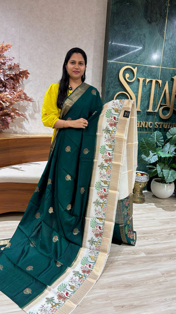 Designer banaras work saree