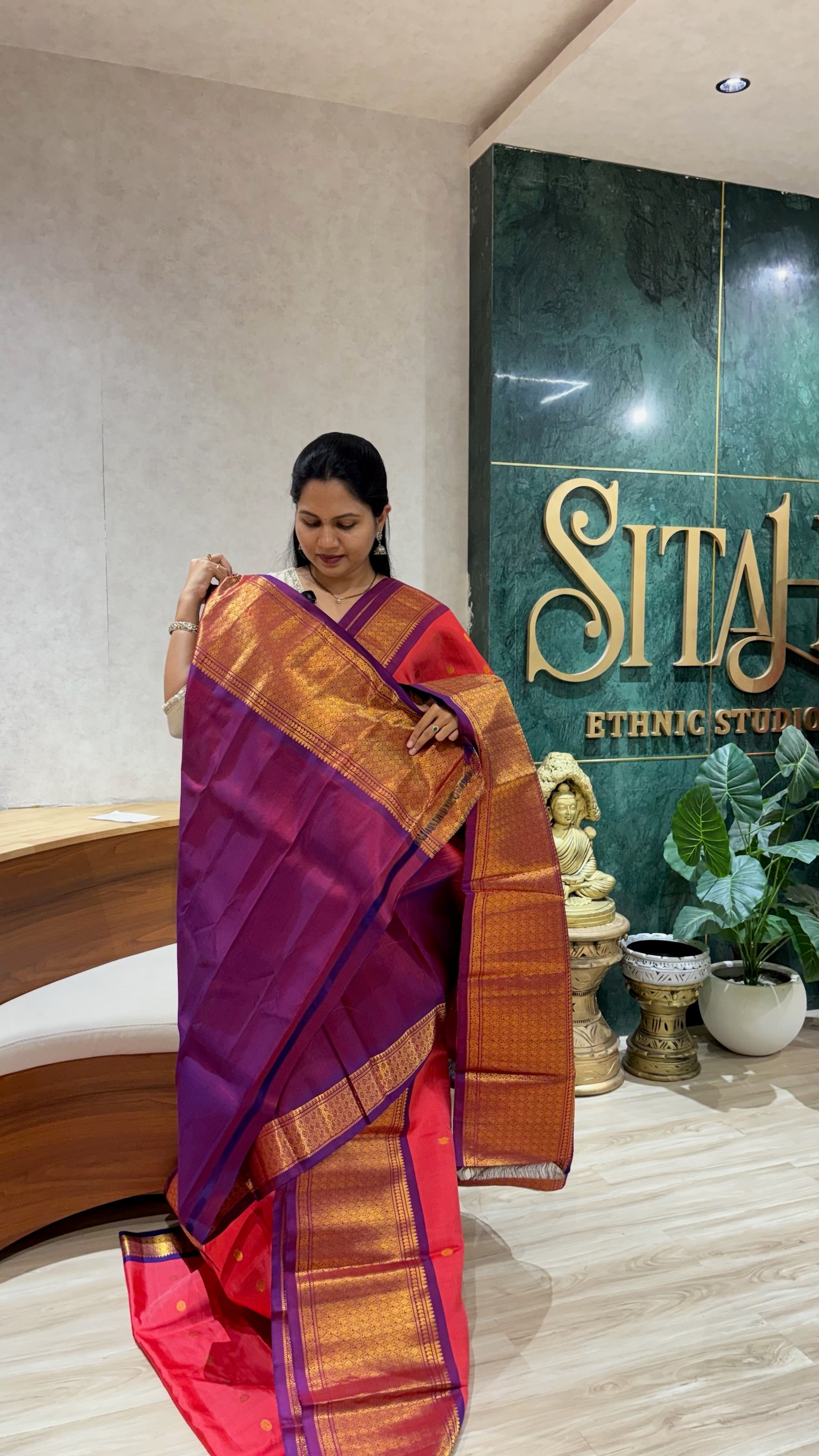 Handloom Gadwal big border