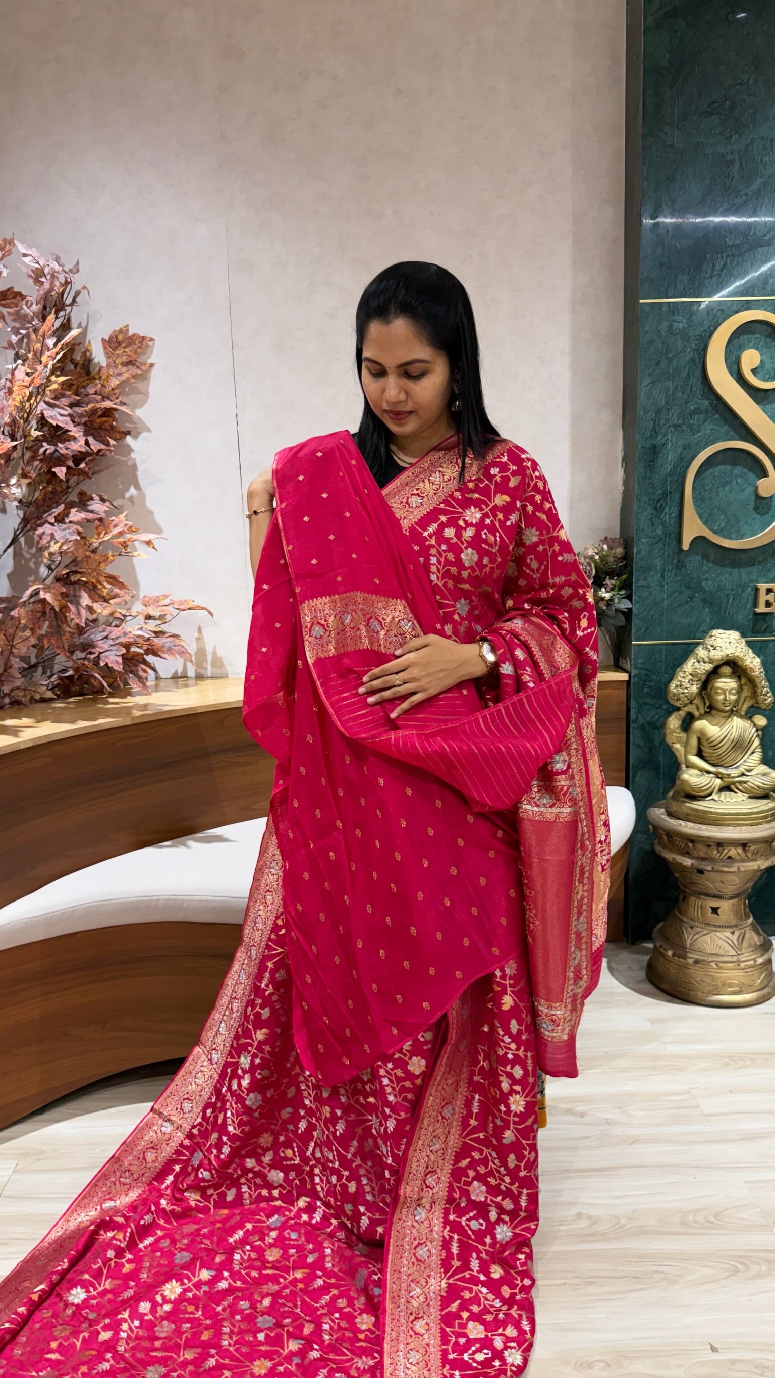 Fancy Munga jhamdani weaving