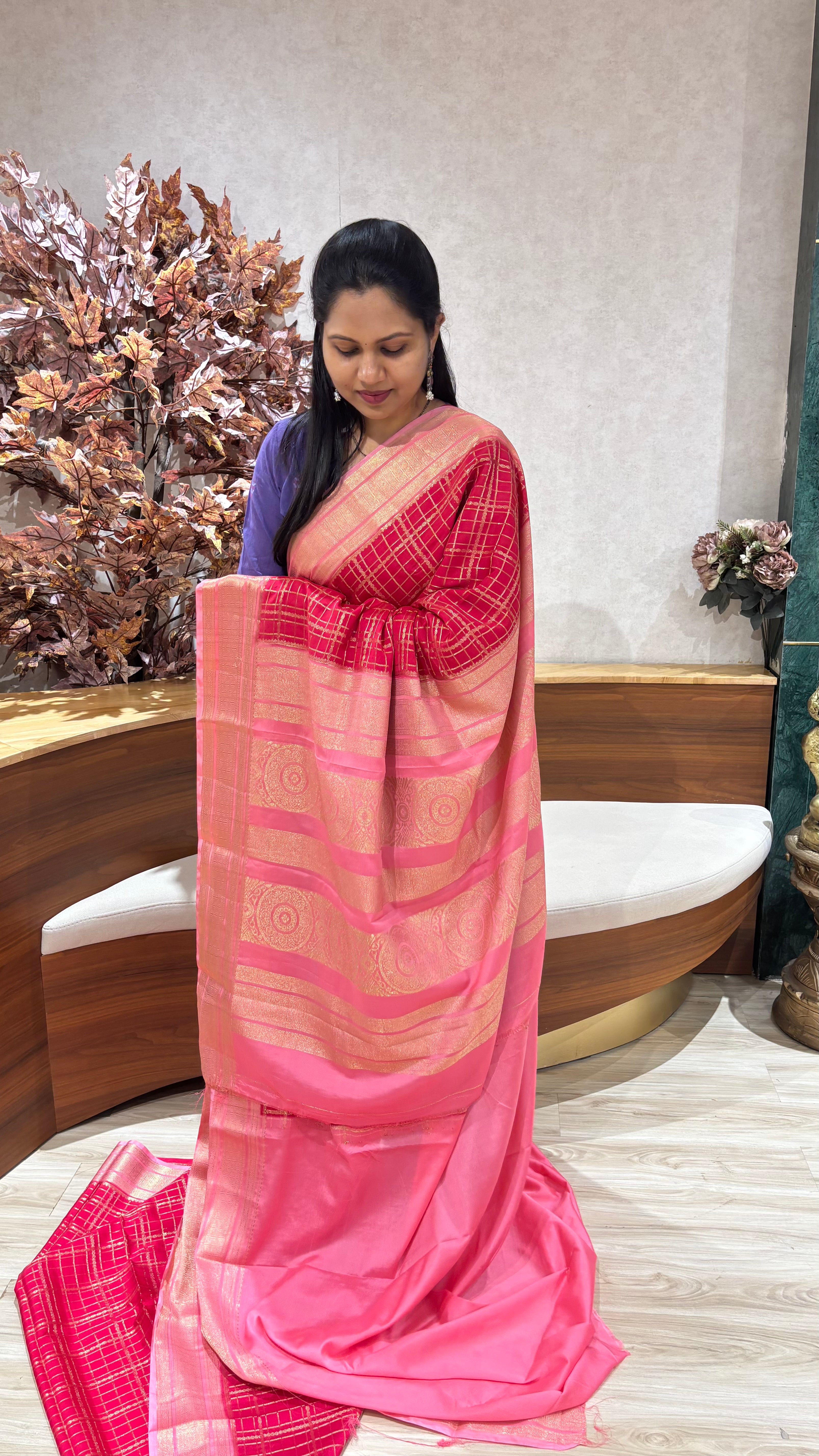 Fancy mysore silk
