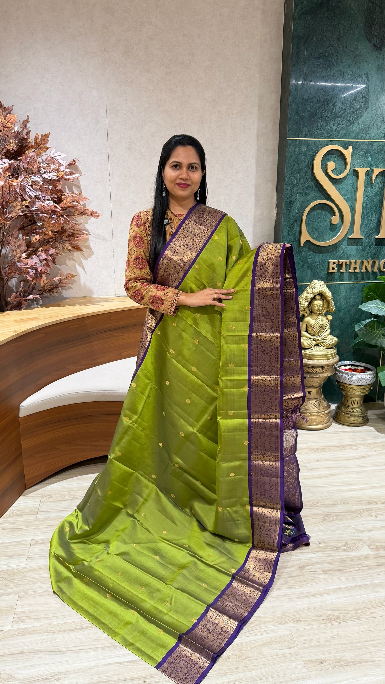 Light weight handloom Kanchi pattu