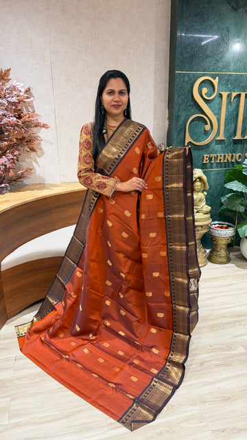 Light weight handloom Kanchi pattu