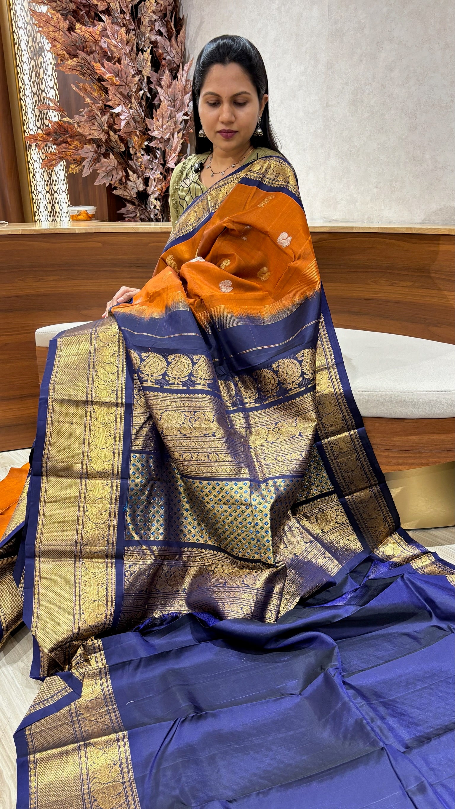 Handloom Gadwal kanchi borders