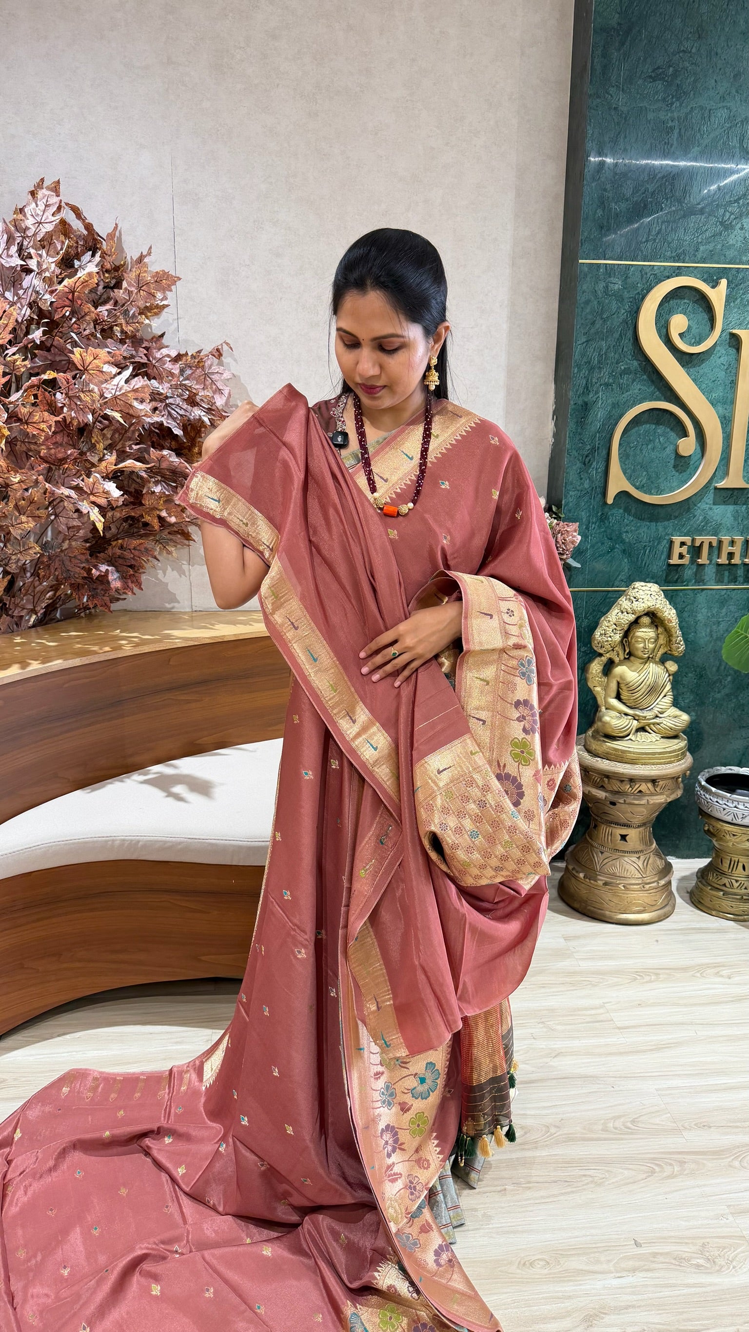 Tussar georgette