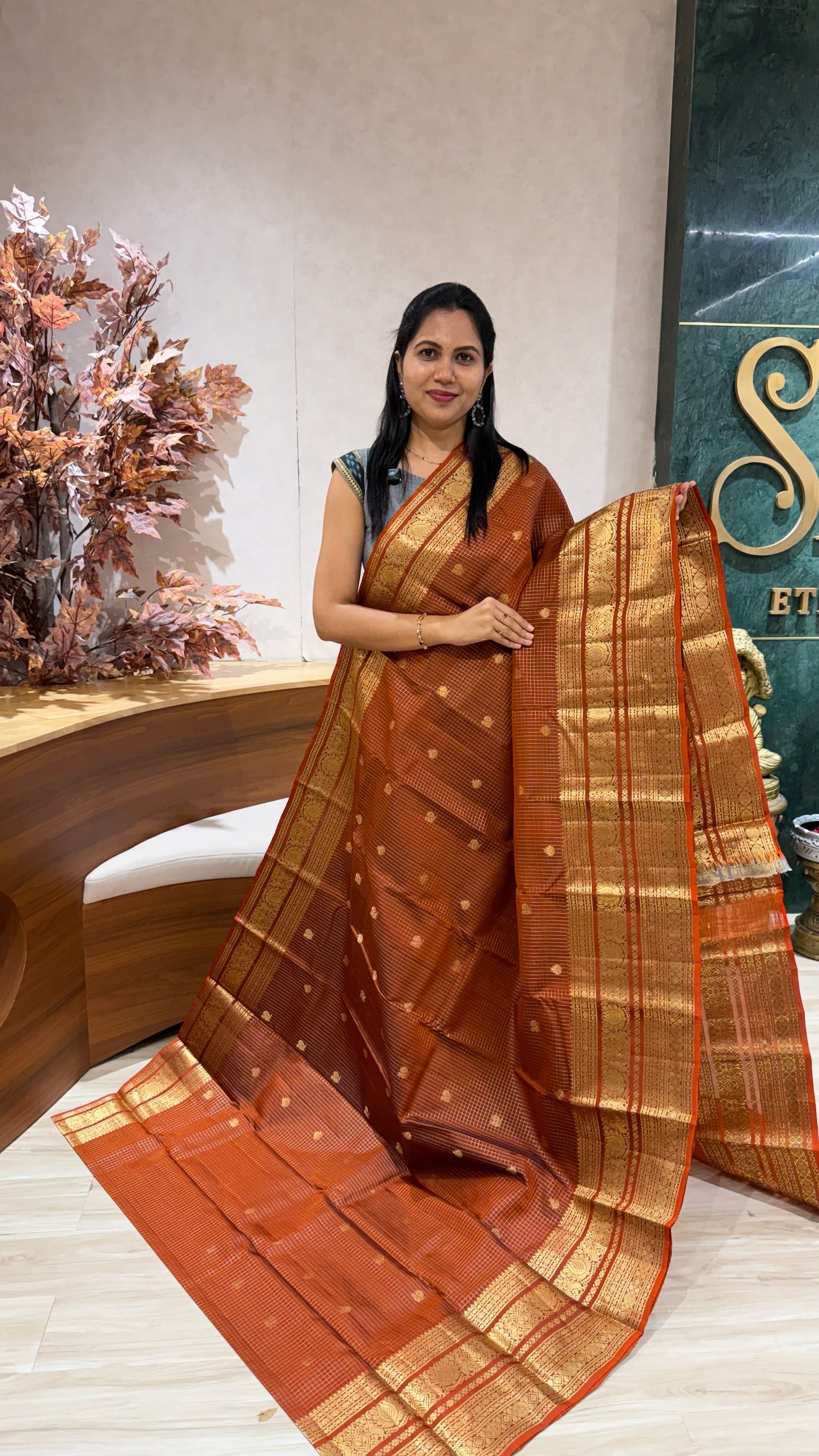 Light weight vintage kanchi