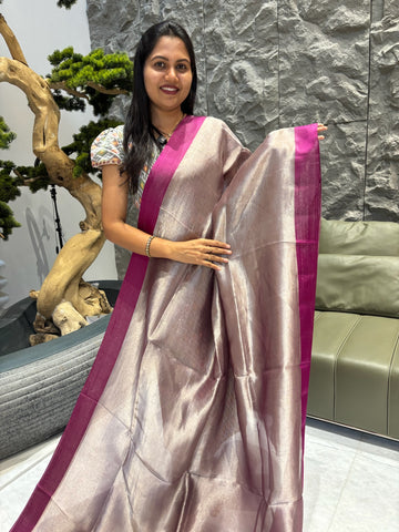 Handloom tissue saree