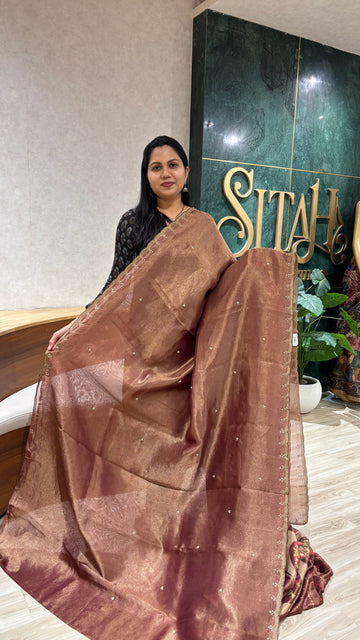 Pure tissue designer blouse