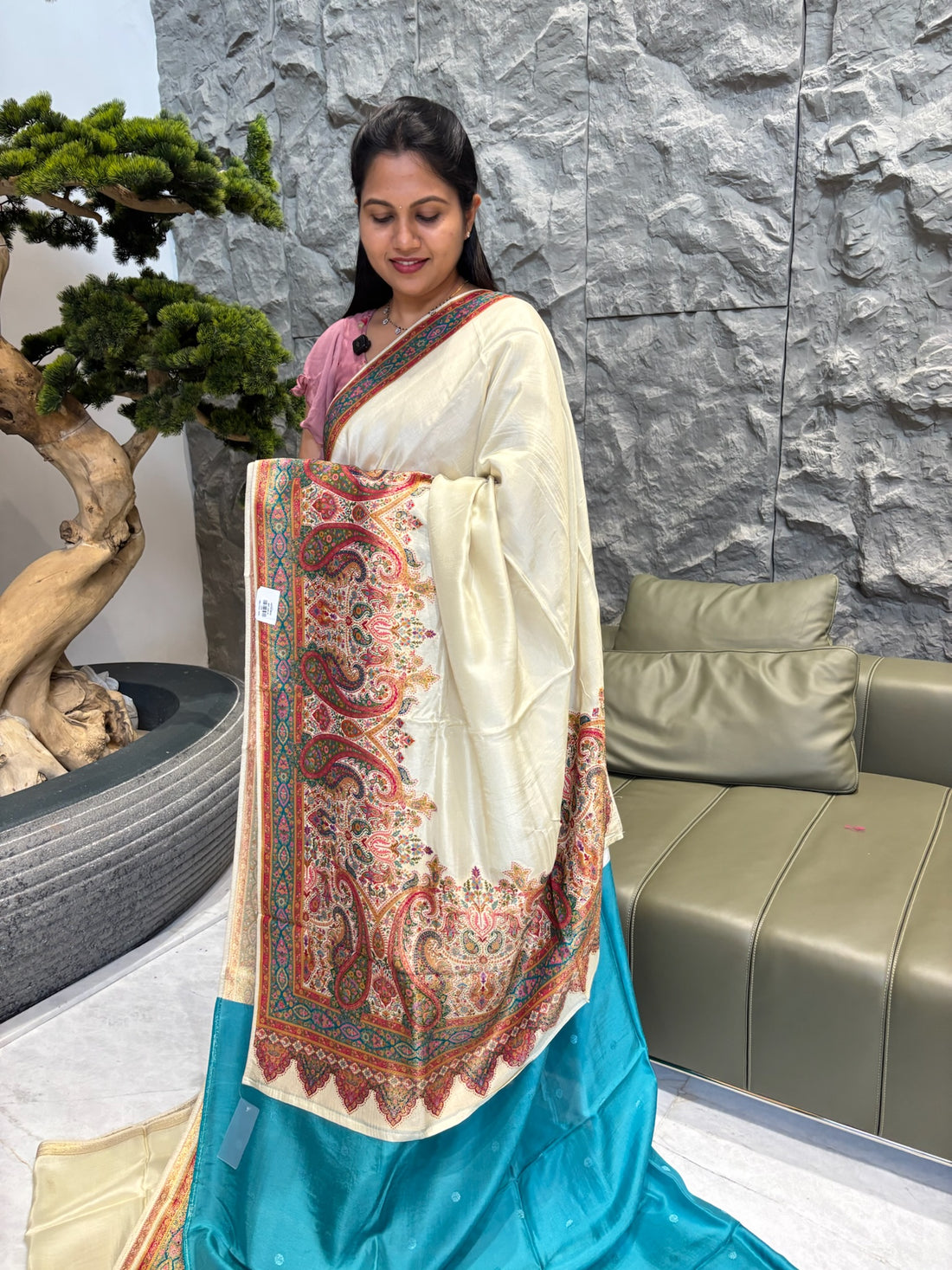 Pashmina silk