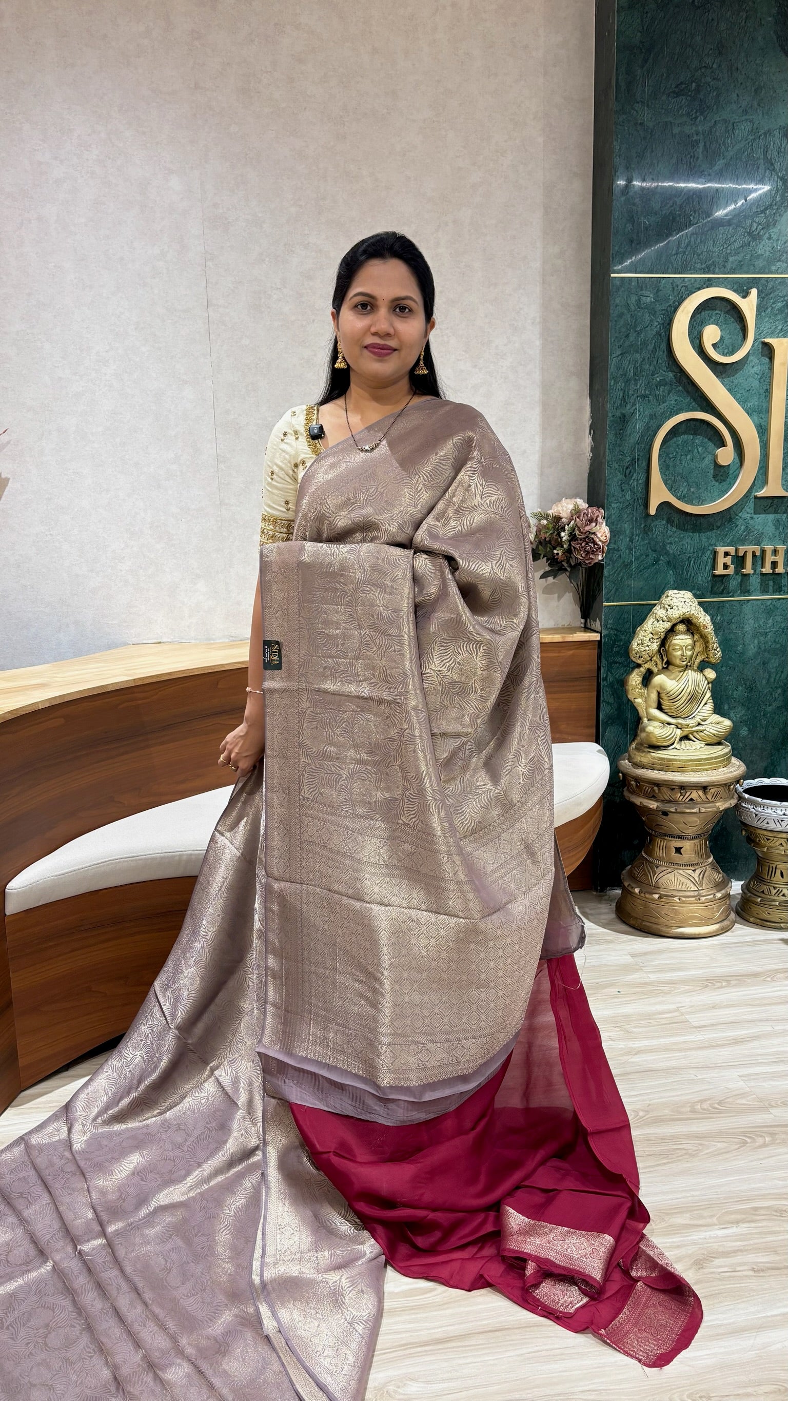 Crepe georgette all over