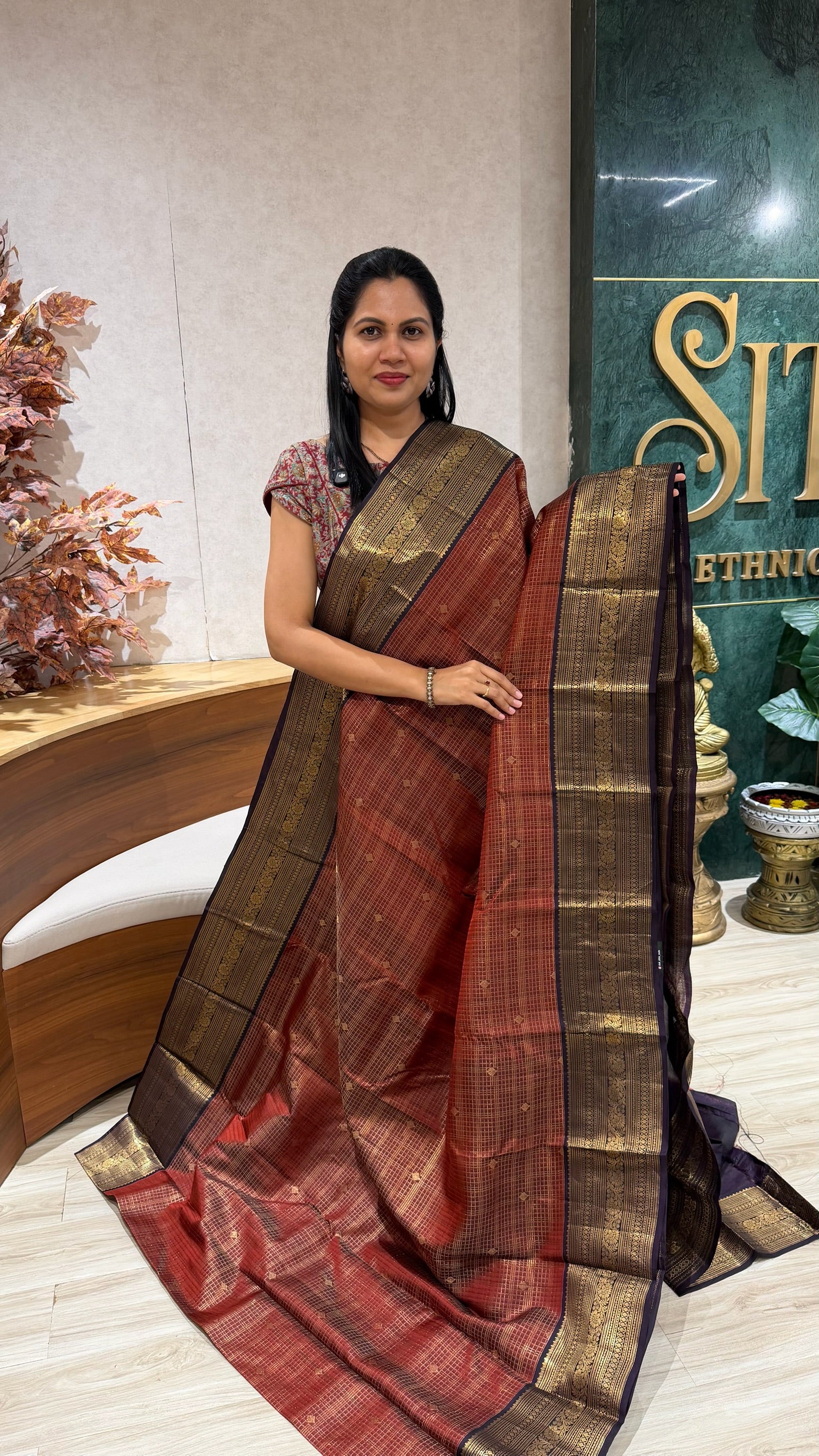 Lightweight vintage kanchi pattu