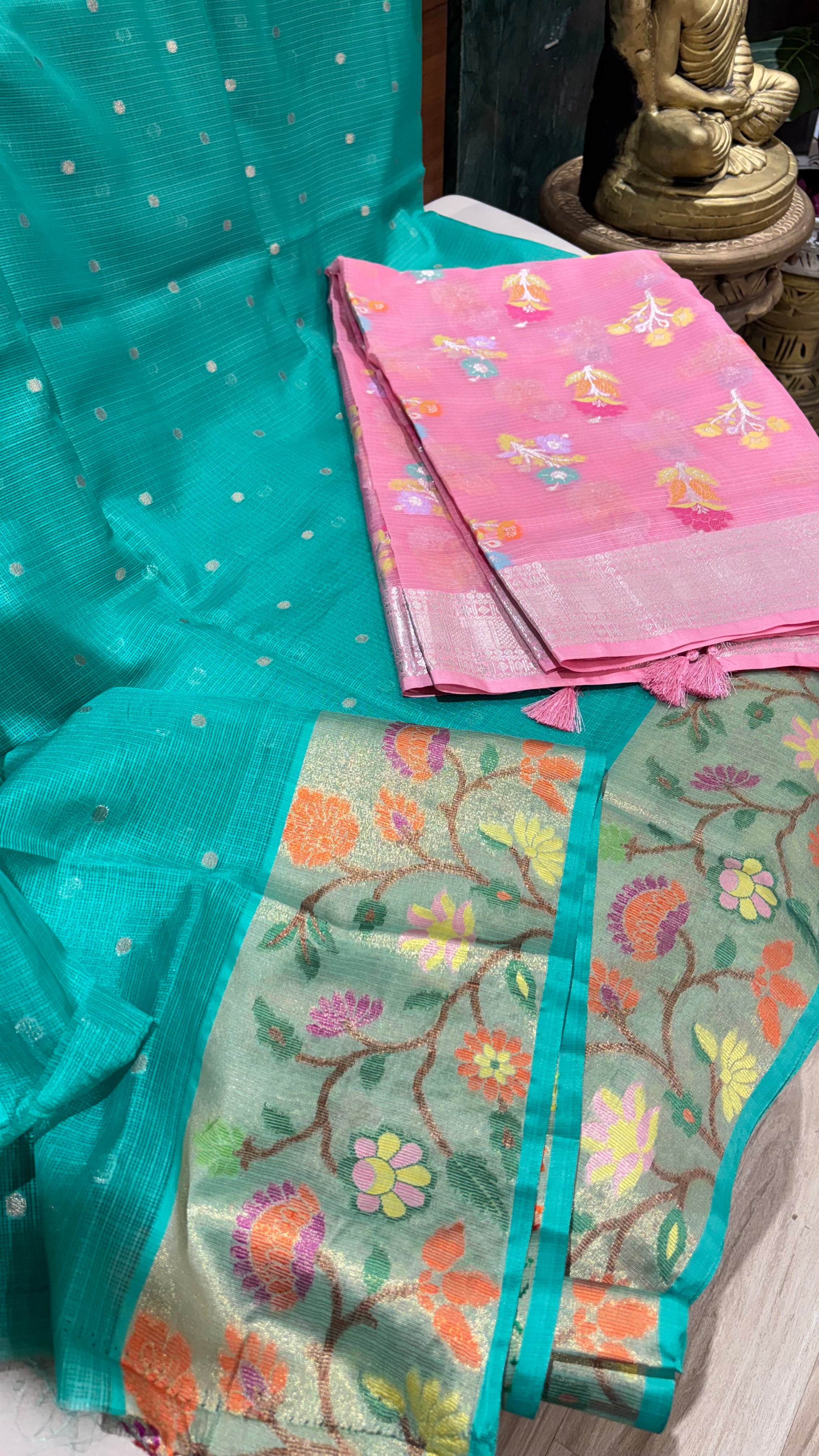 Kota lehenga sea green