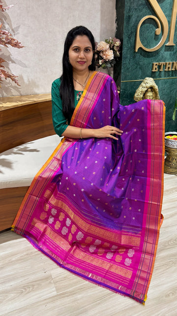 Handloom gadwal duppata