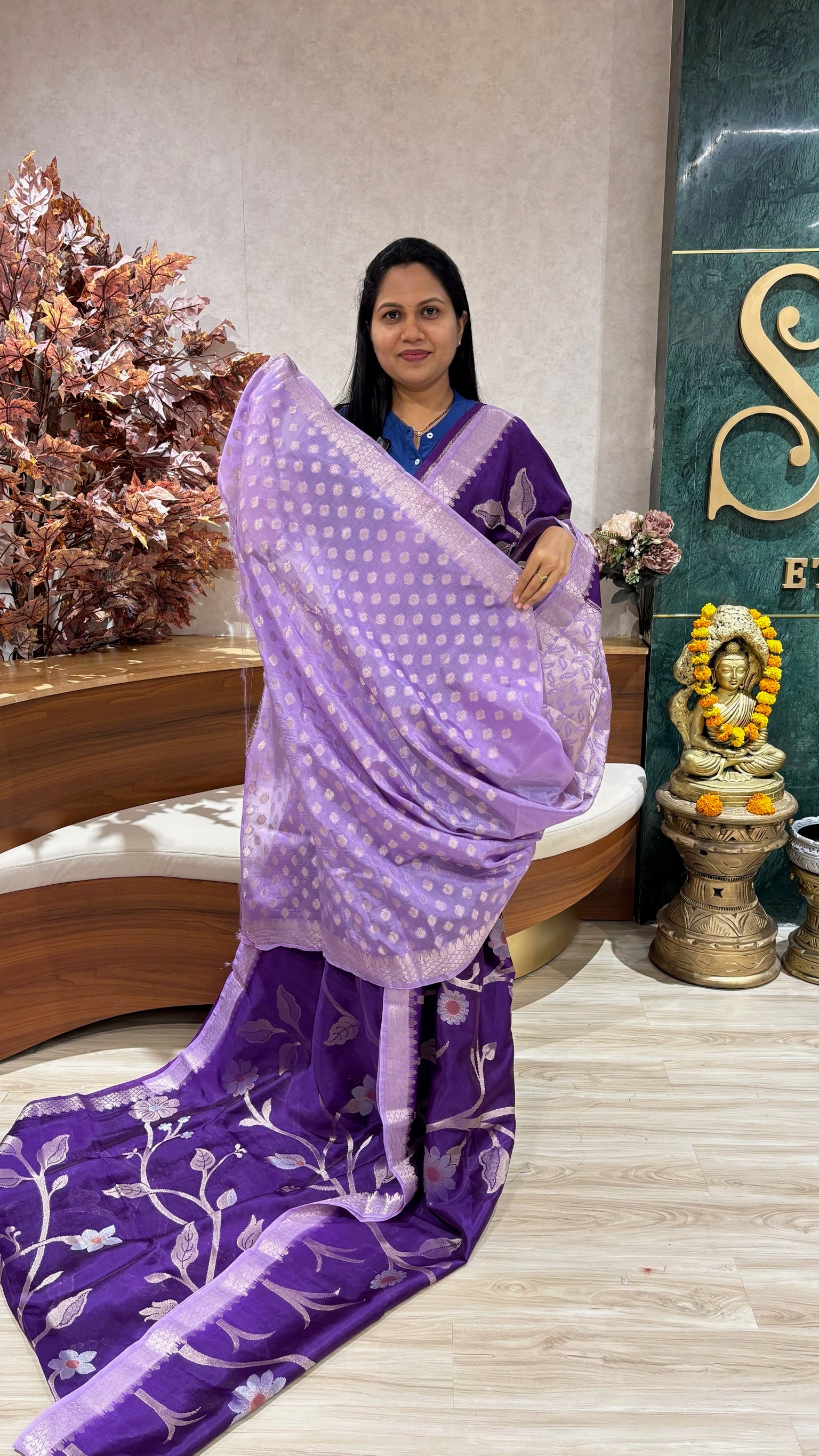 Banaras allover weaving