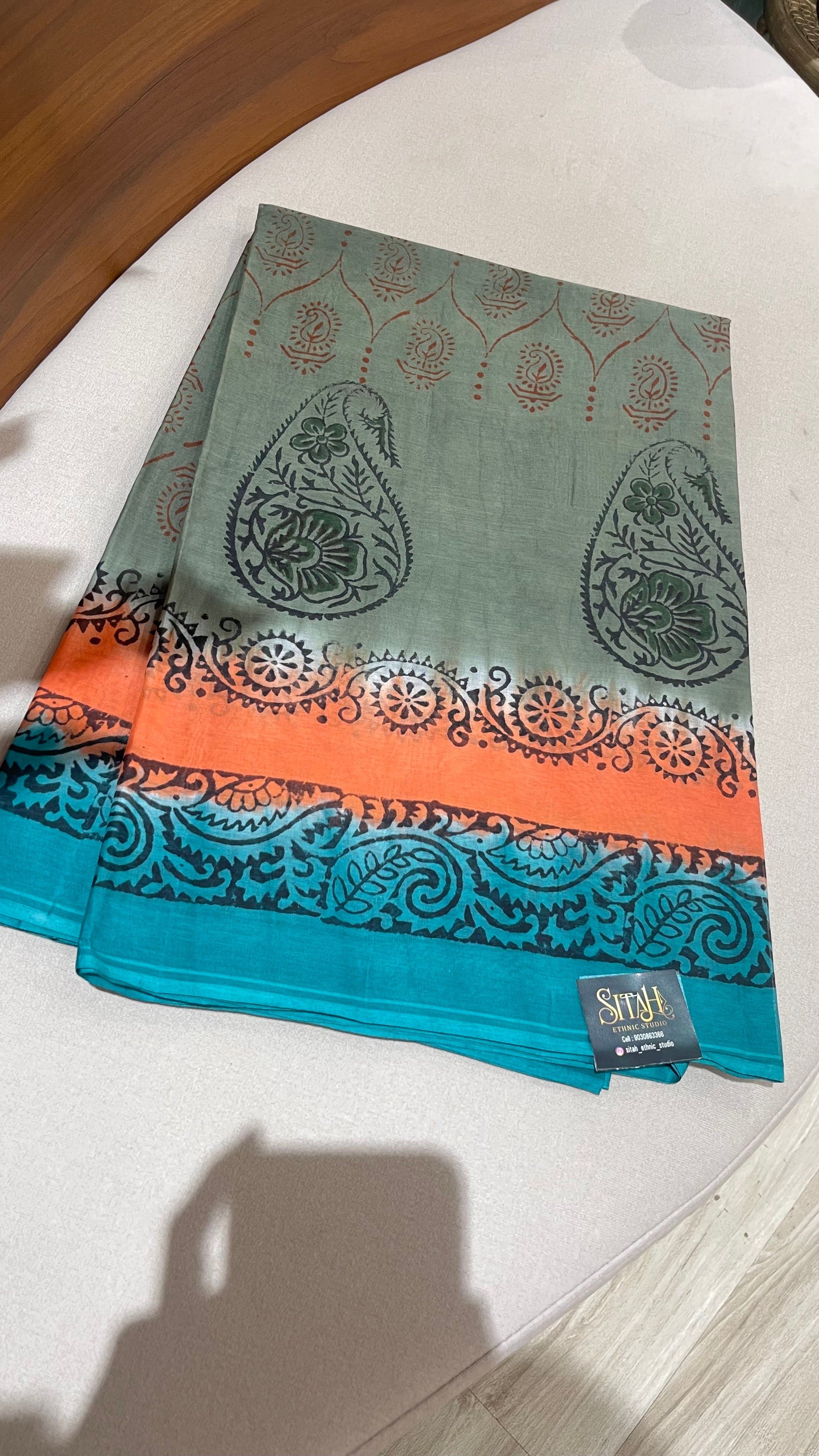 Summer cotton saree