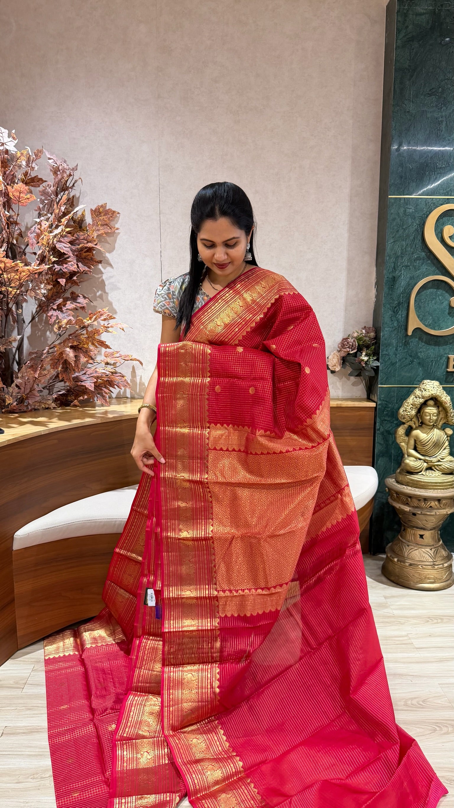 Light weight vintage kanchi