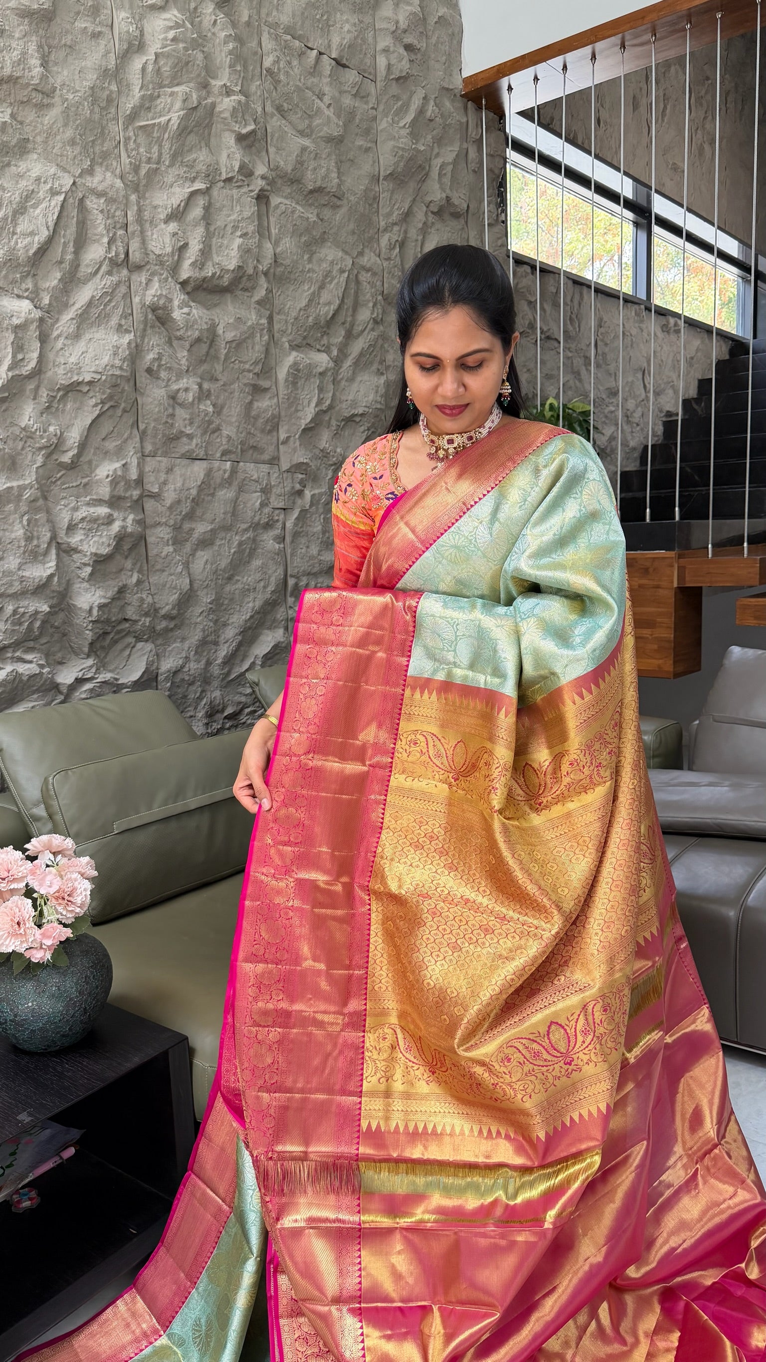 Bridal kanchi pattu
