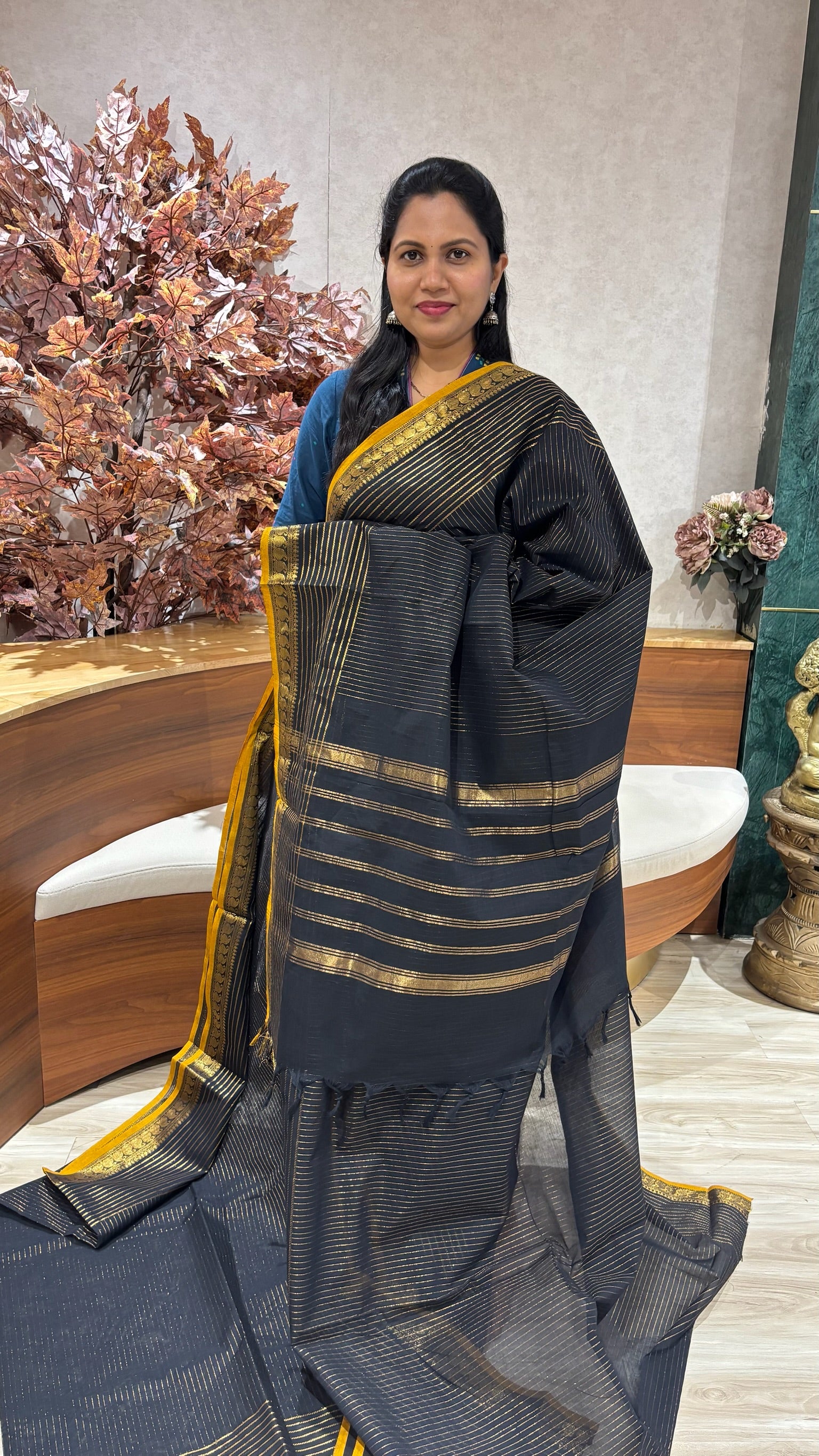 Kanchi cotton with running blouse