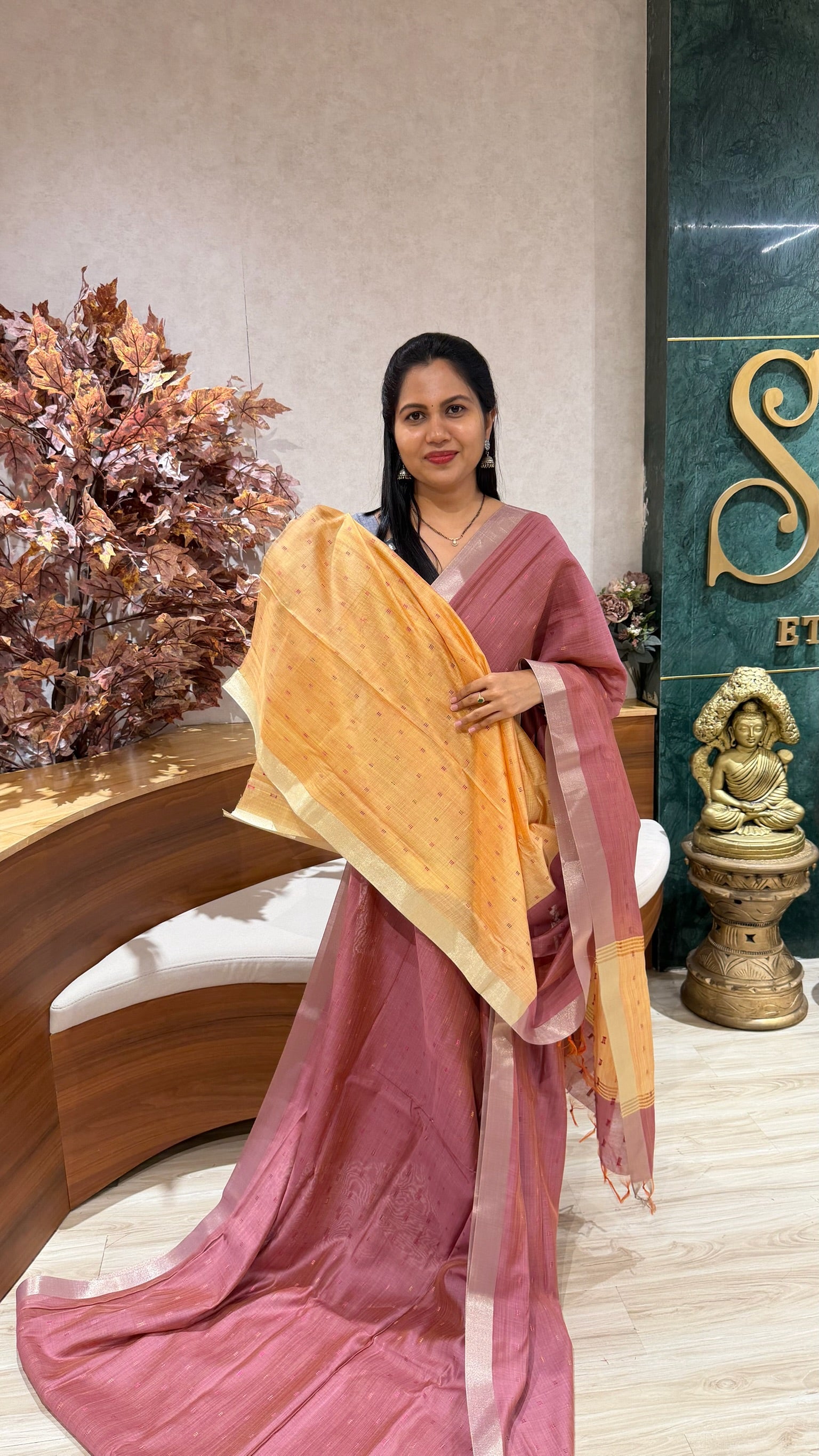 Cotton silk