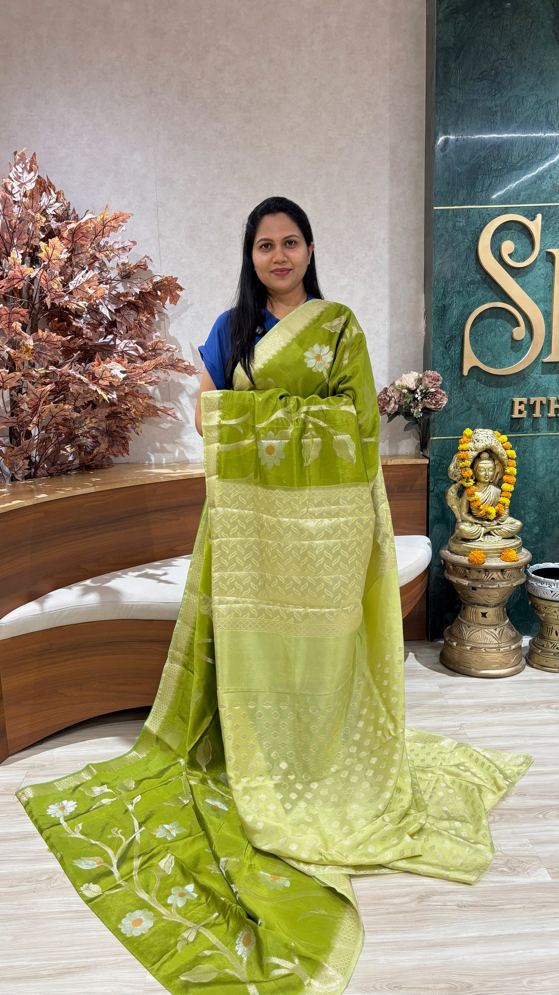 Banaras allover weaving