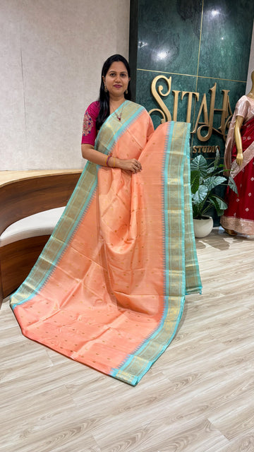 Handloom gadwal pattu