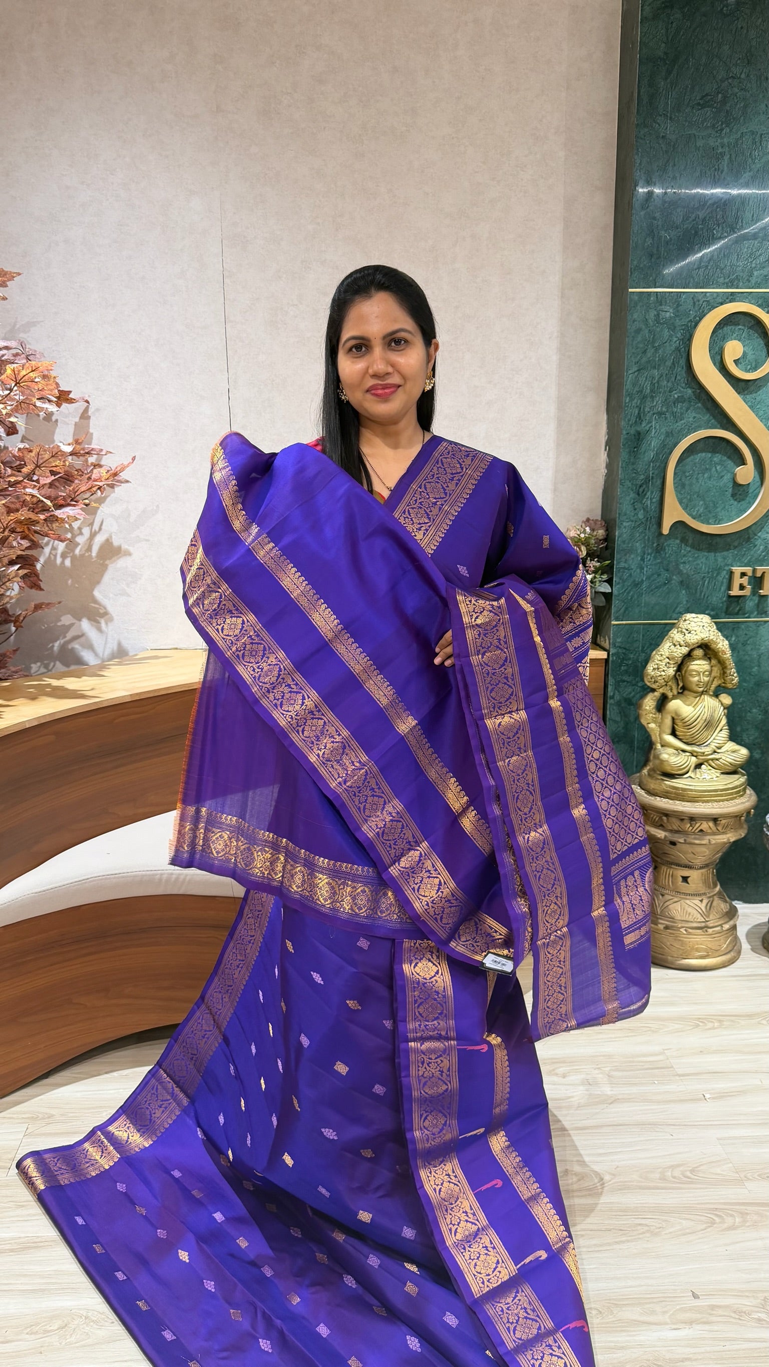 Handloom gadwal pattu