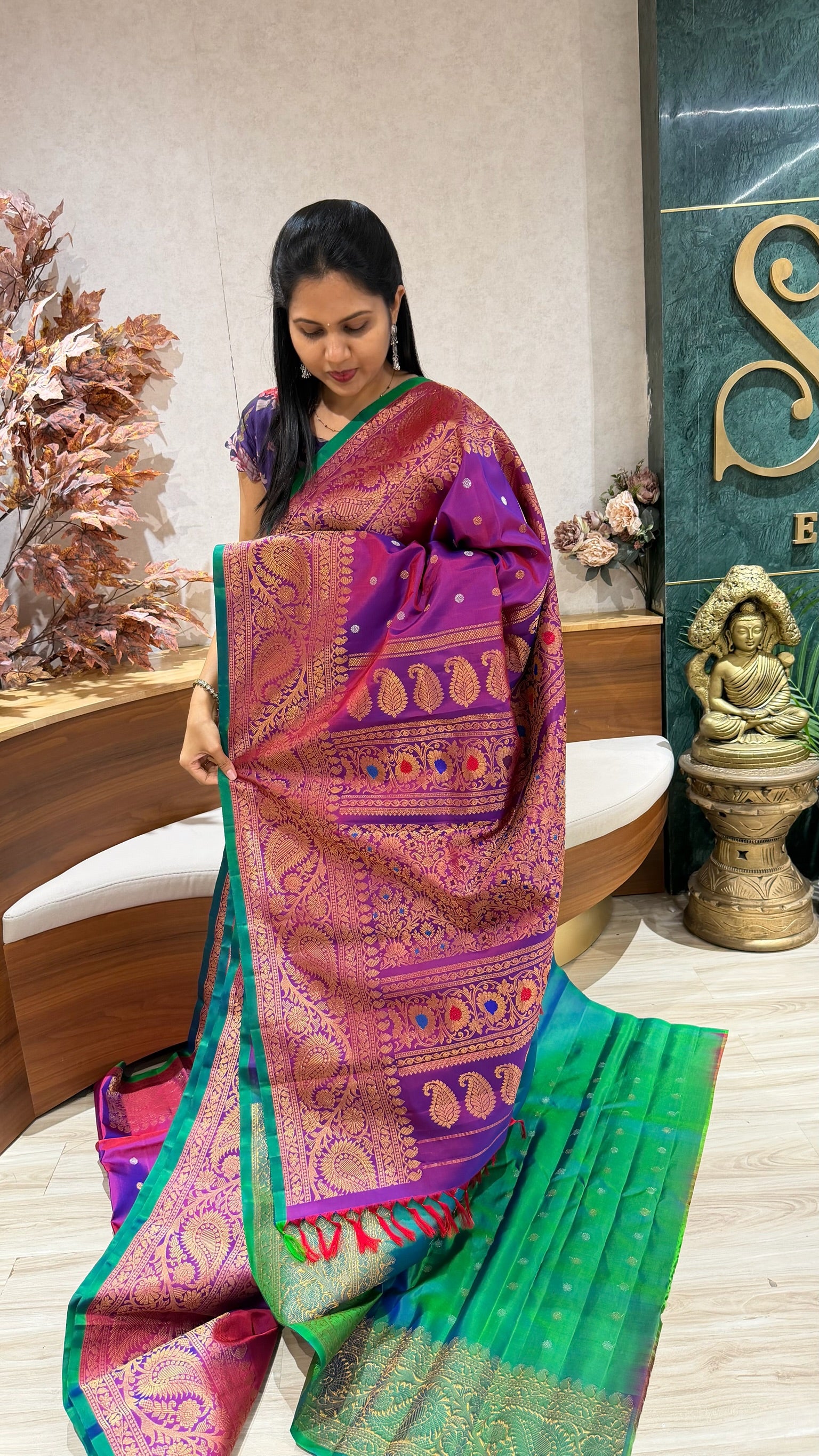 Handloom Gadwal pattu
